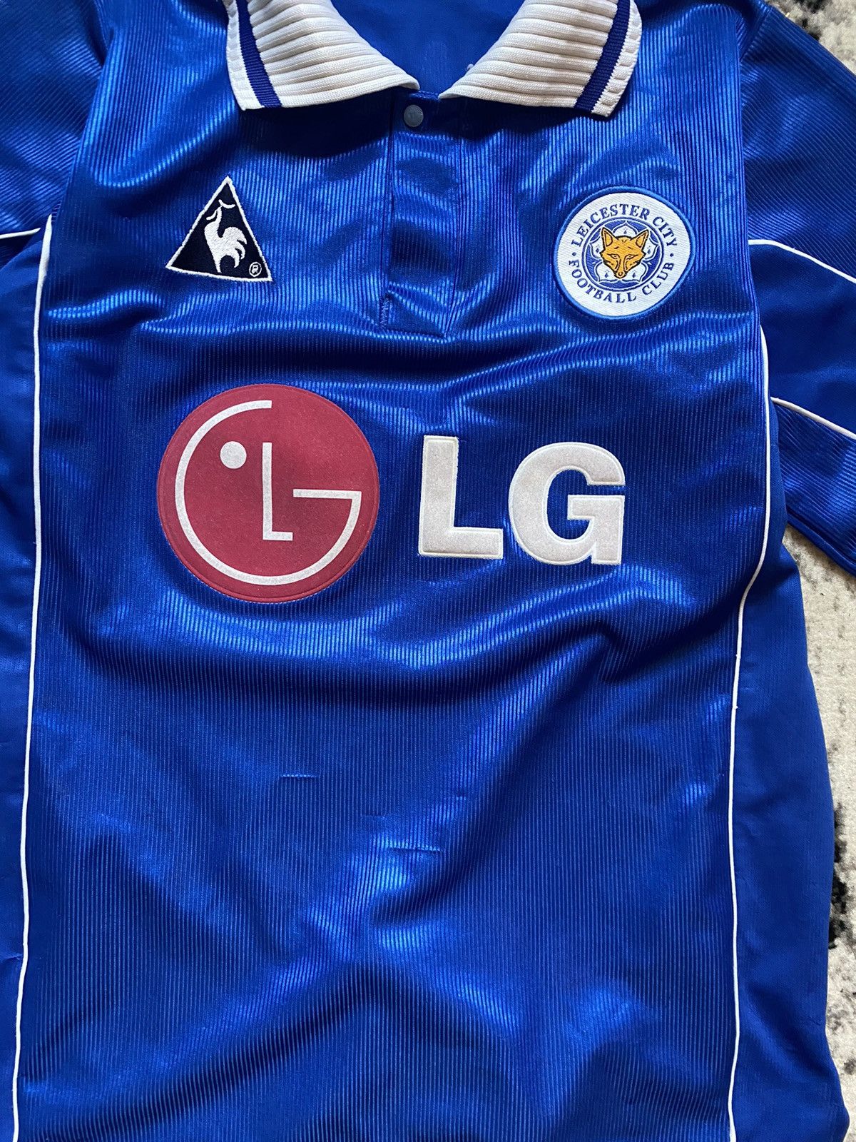 Le Coq Sportif × Vintage Leicester City FC 2002-2003 Home Soccer Jersey LG Blockcore Size US S / EU 44-46 / 1 - 5 Thumbnail