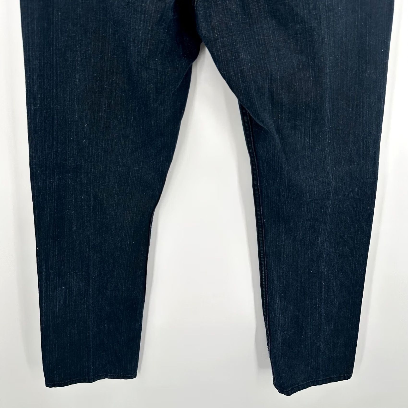 Denime Raw Diamond Dark Wash Straight Leg Denim Jeans - 30" Mens Workwear Style Size US 30 / EU 46 - 7 Thumbnail