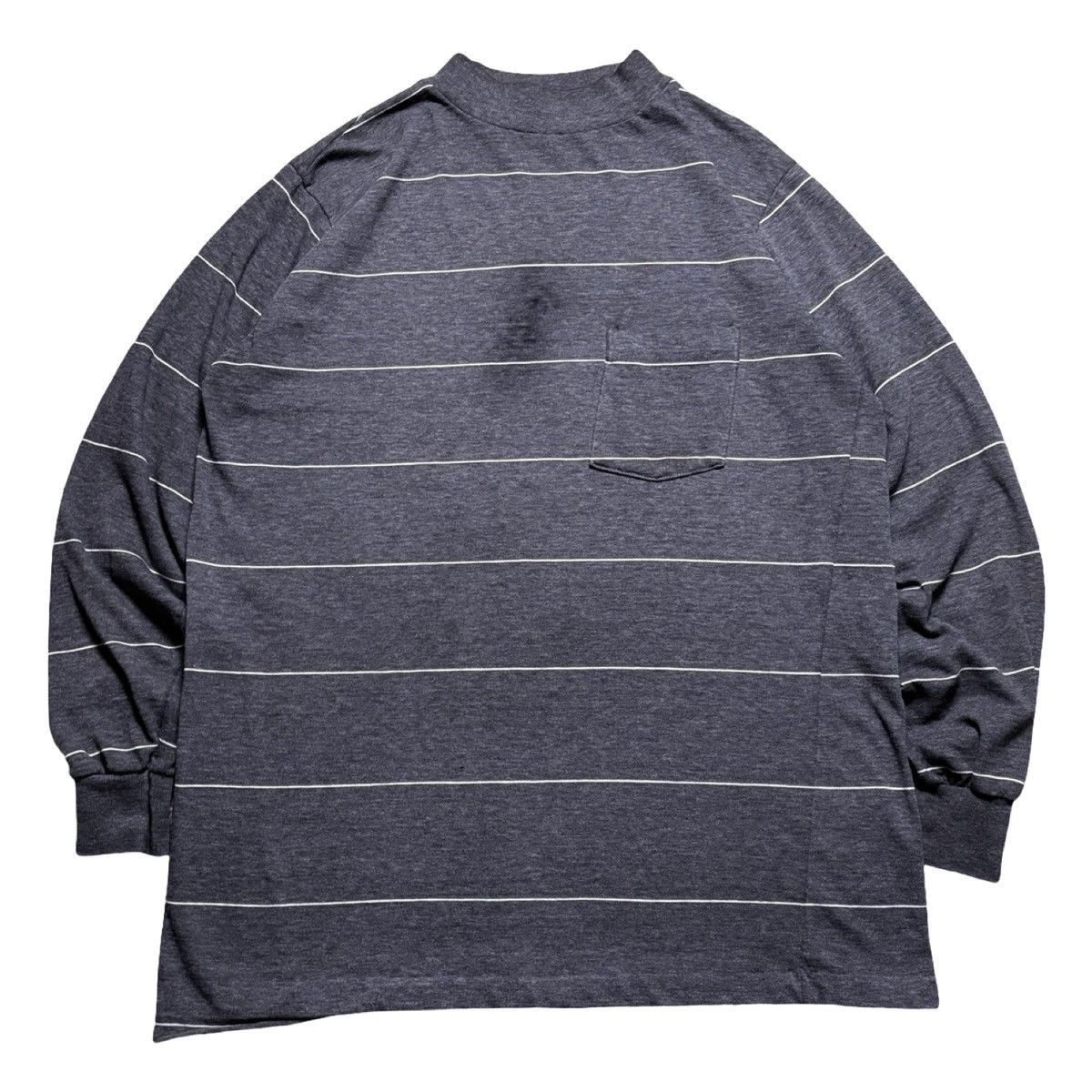 Other Vintage 80s Patrick Gray Striped Long Sleeve Distressed L Size US L / EU 52-54 / 3 - 1 Thumbnail