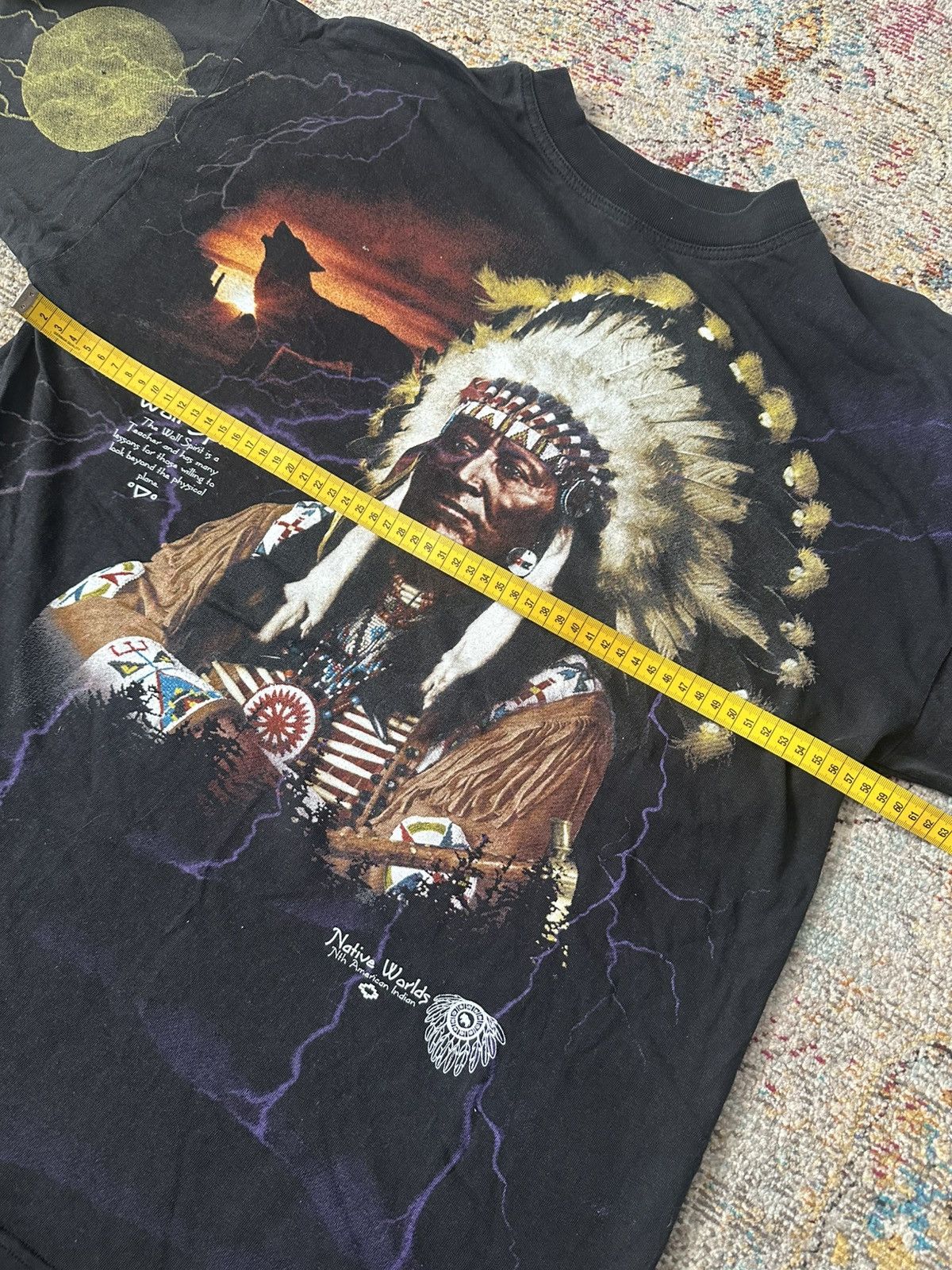 Other Vintage 1990s Native American Indian T-Shirt Size US XL / EU 56 / 4 - 6 Thumbnail