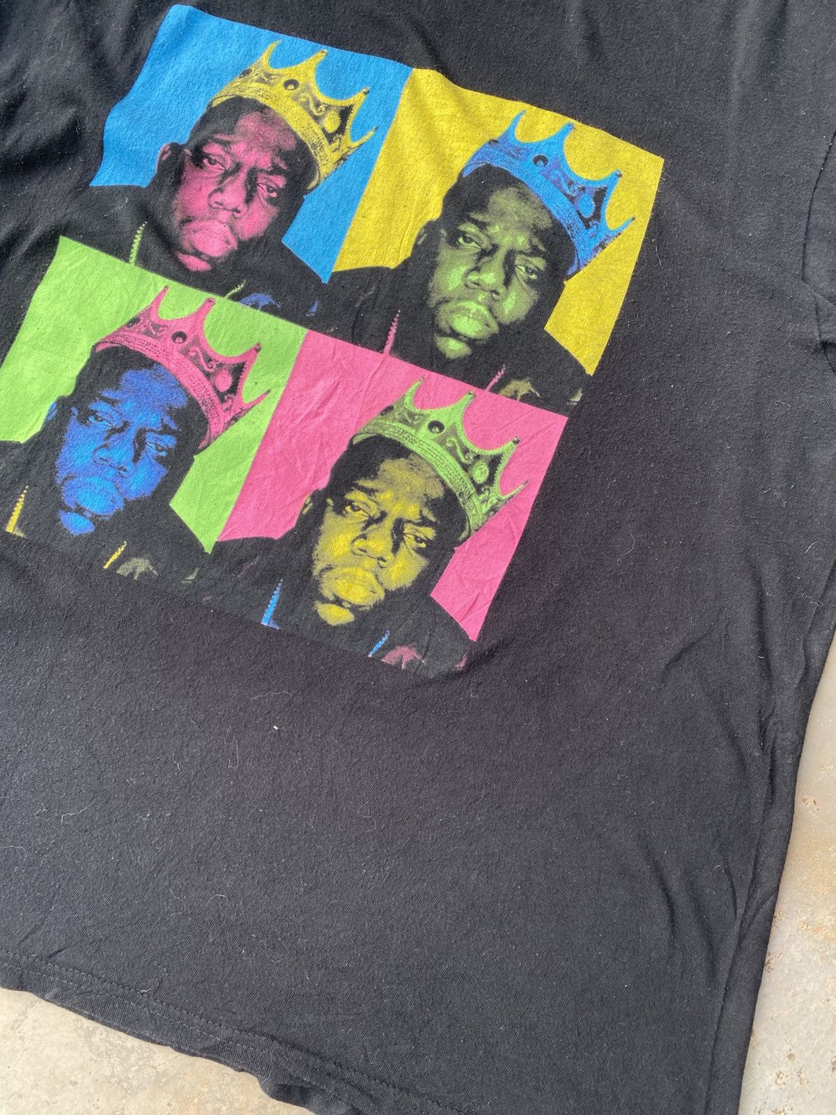 Rap Tees The Notorious B.I.G Four Faces American Rapper Tee Size US L / EU 52-54 / 3 - 3 Thumbnail