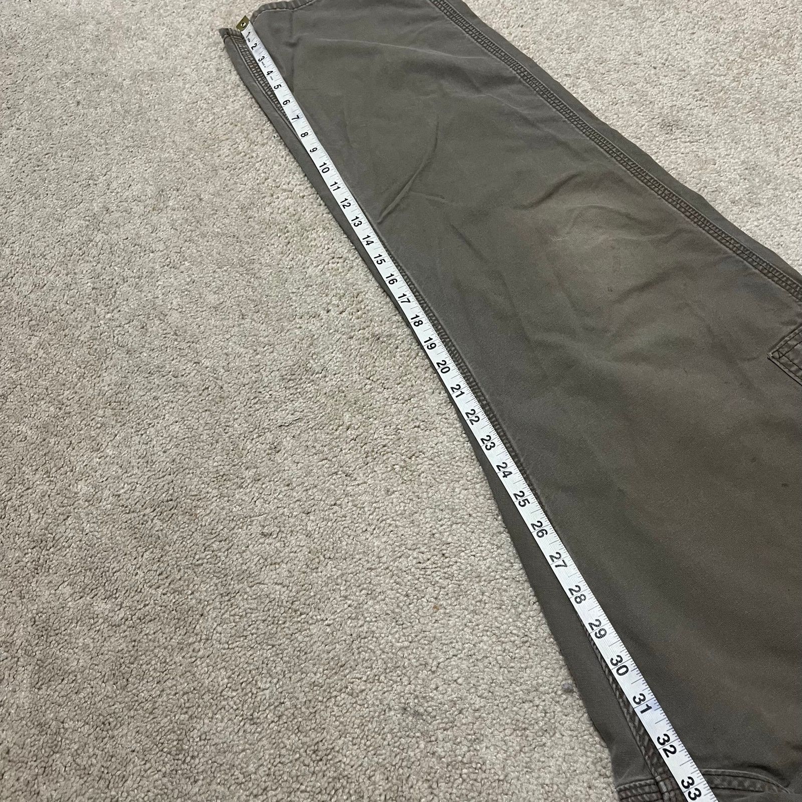 Carhartt Vintage Carhartt Carpenter Cargo Brown Workwear Pants 32W Size US 32 / EU 48 - 6 Thumbnail