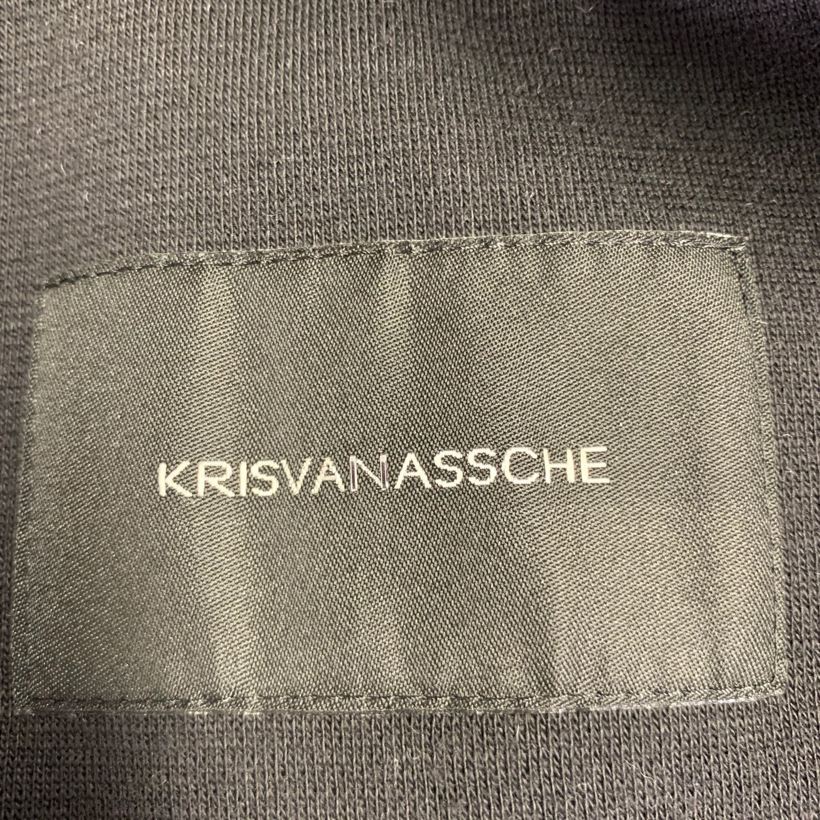 Kris Van Assche Size 42 Black Distressed Cotton Blend Sport Coat Size 42R - 4 Thumbnail