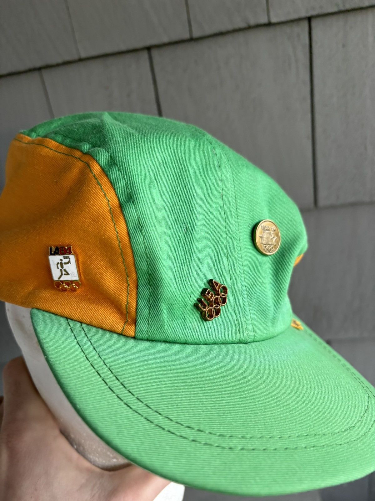 Levi's Levi's 1984 Olympics Los Angeles Vintage 5 Panel Hat Uniform Size ONE SIZE - 9 Thumbnail