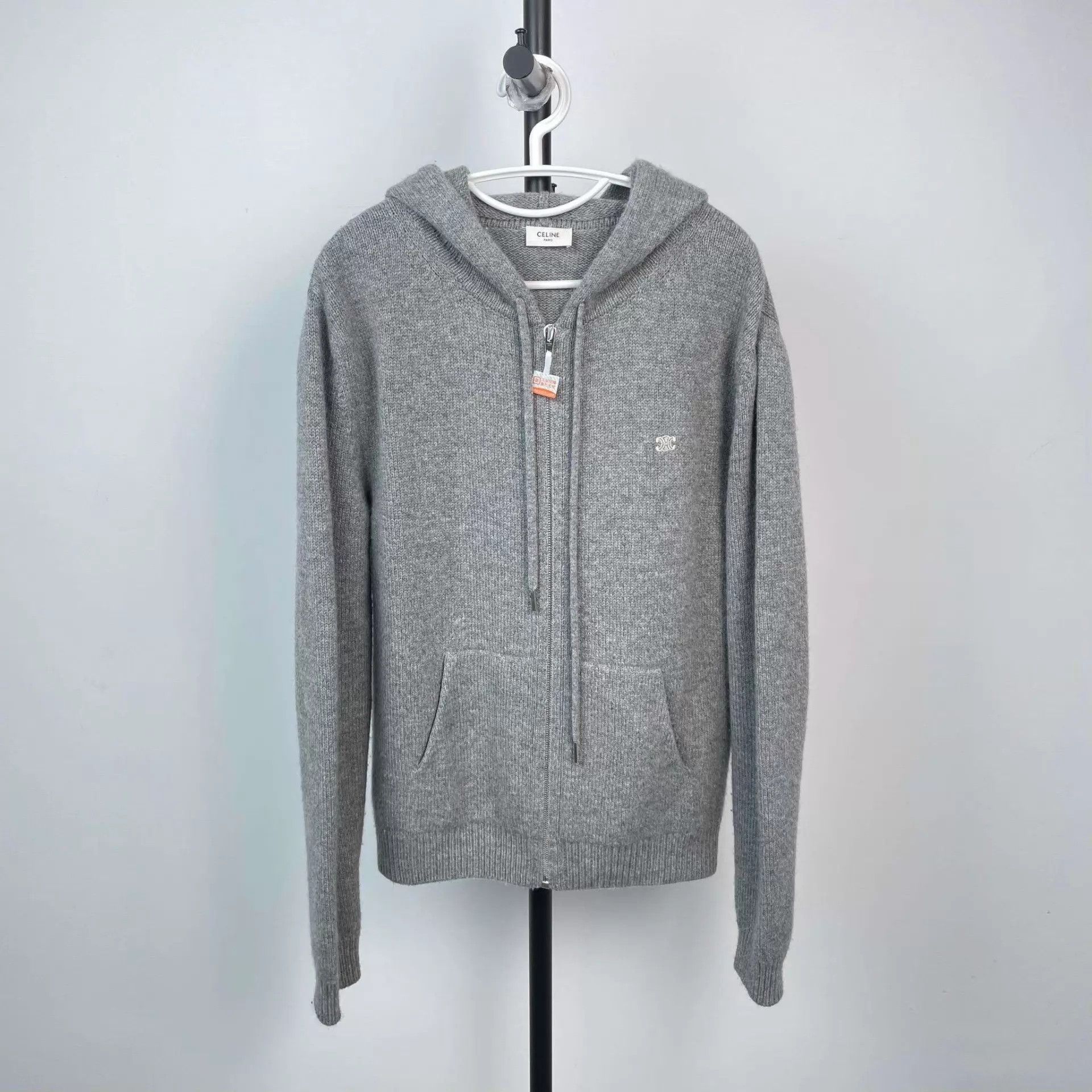 Celine Celine cashmere coat M gray 98 New Size M / US 6-8 / IT 42-44 - 1 Thumbnail