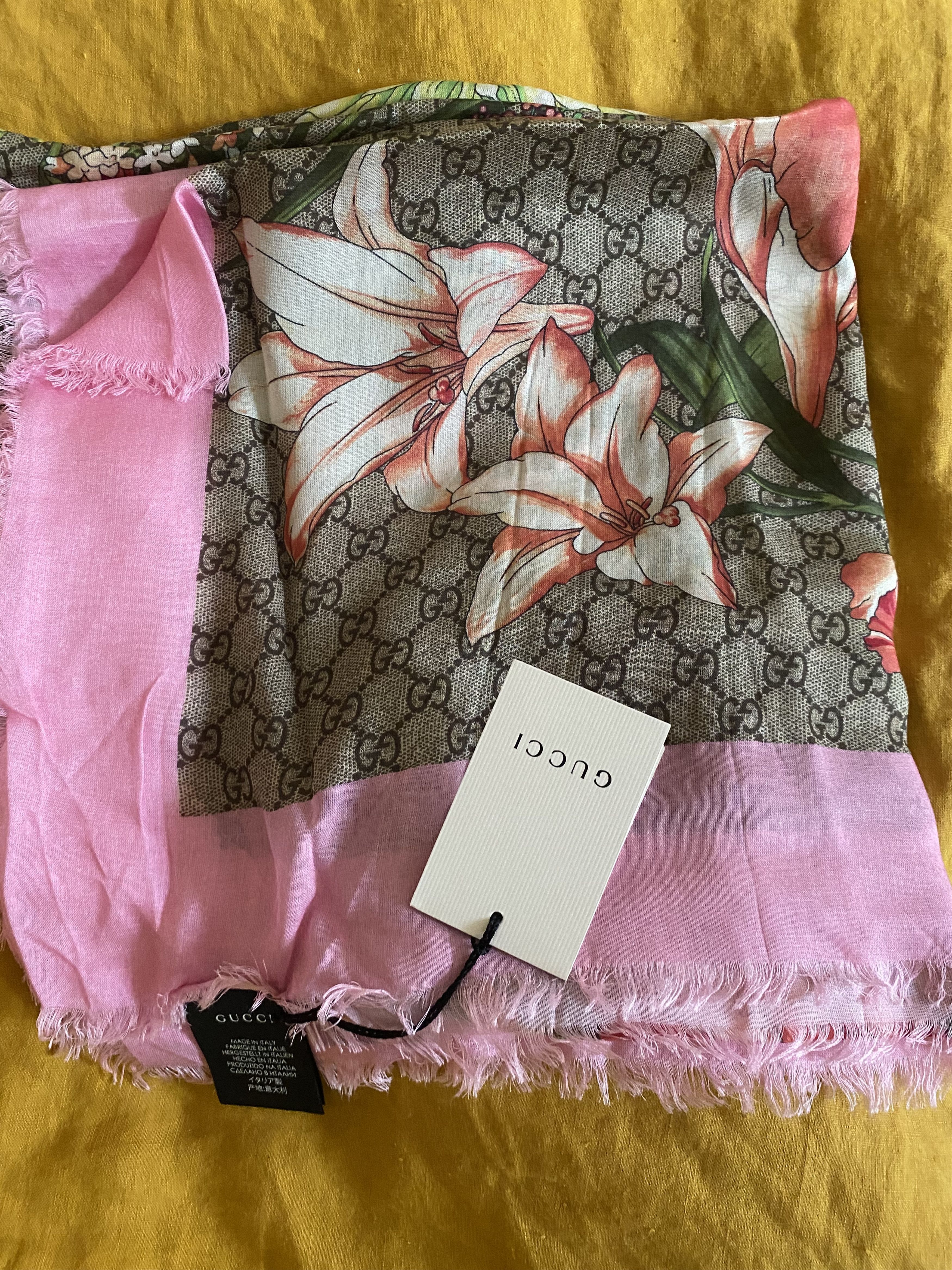 Gucci WOMENS SILK shawl Size ONE SIZE - 1 Thumbnail