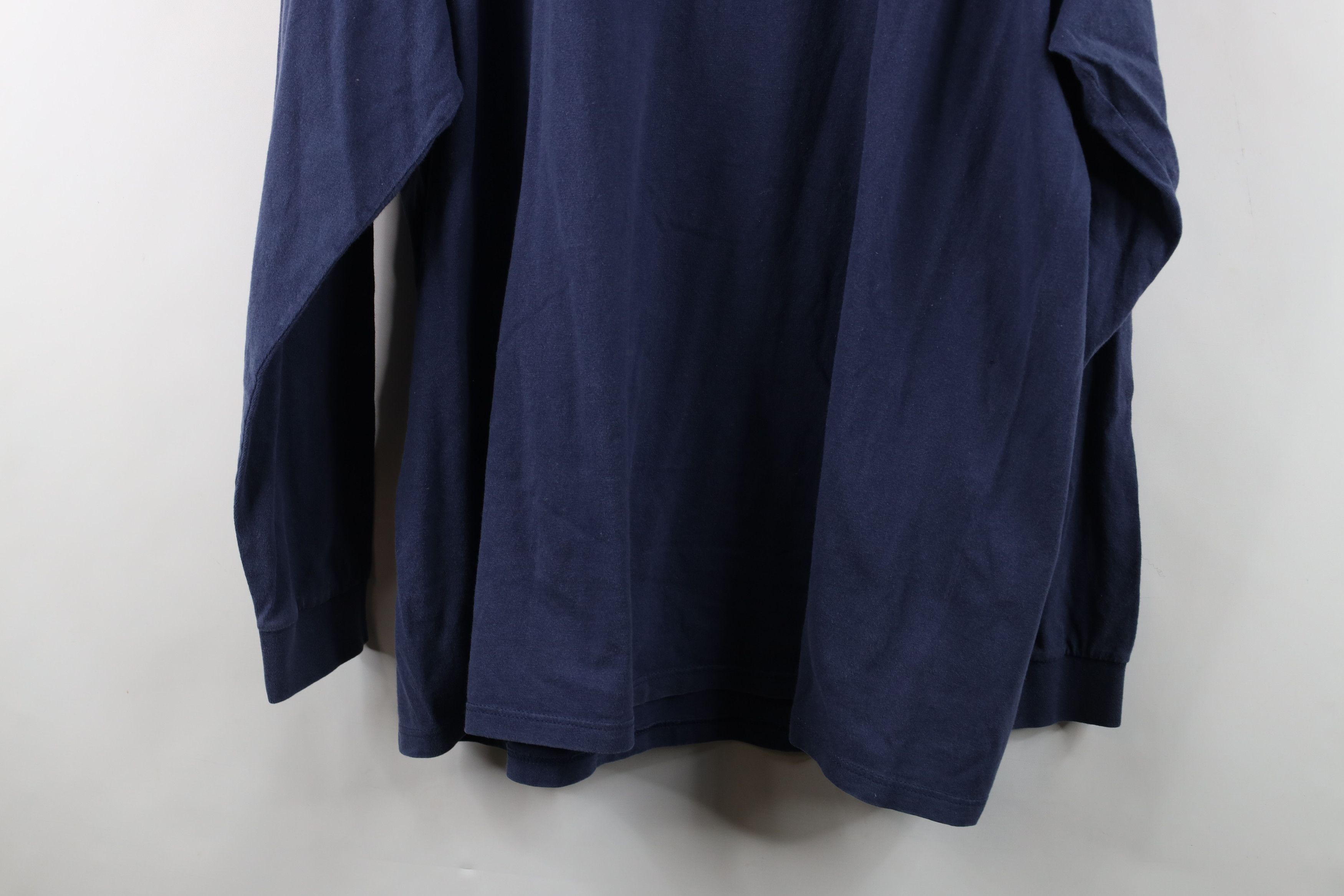 Nike Vintage Nike Scott Mini Swoosh Long Sleeve T-Shirt Blue Size US XL / EU 56 / 4 - 13 Thumbnail