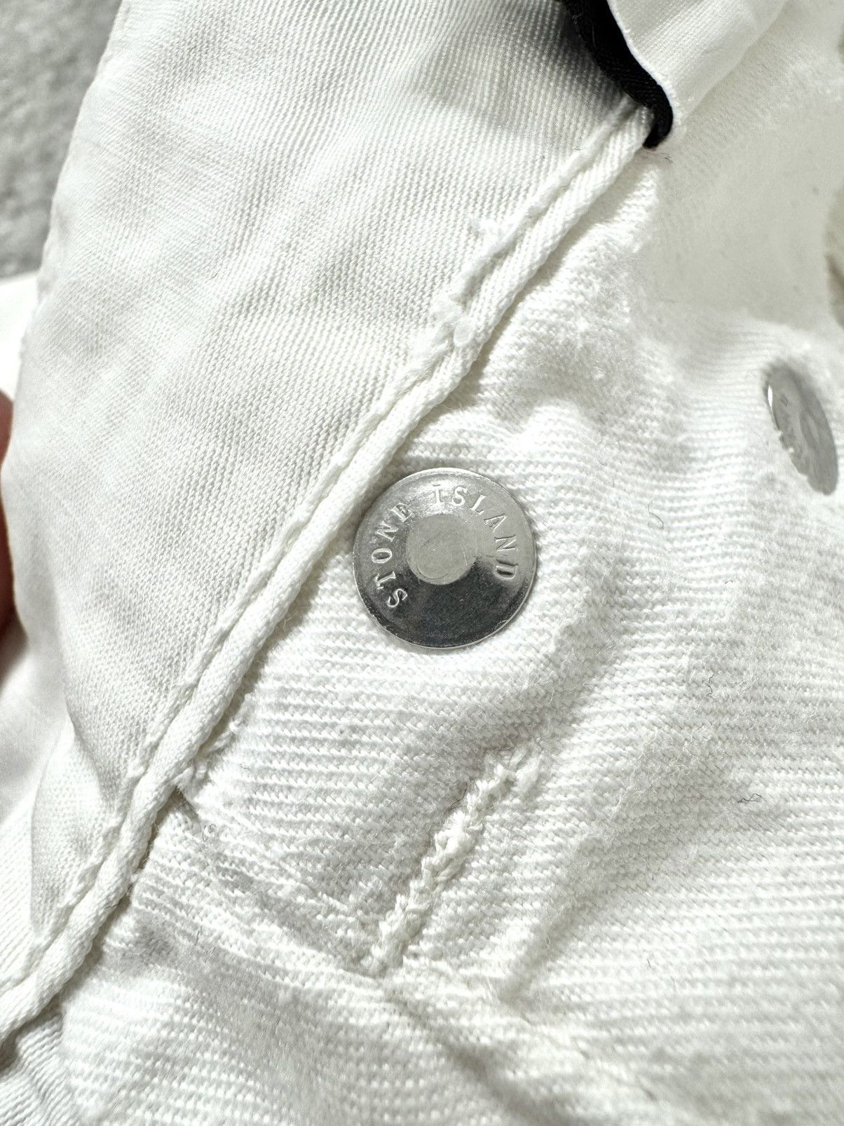 Stone Island Stone Island Jeans Pants Size 34 Mens Cream Cottone Linen Size US 34 / EU 50 - 8 Thumbnail