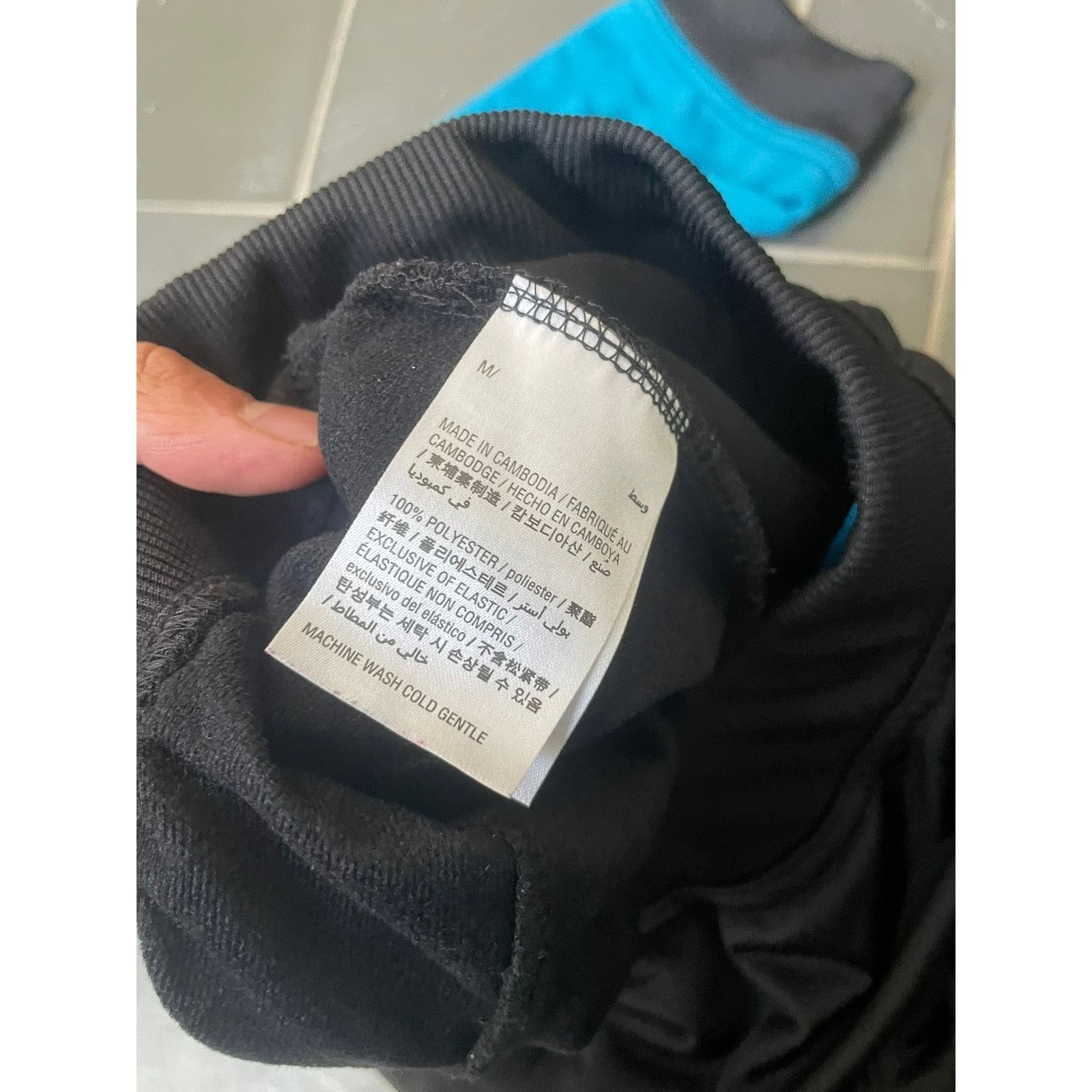 Other Mens Ideology Jogger Running Pants Black Blue Size US 32 / EU 48 - 4 Thumbnail