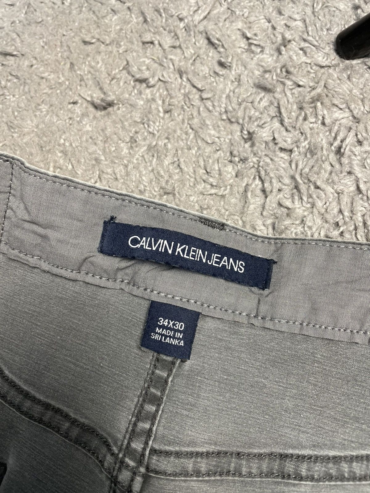 Calvin Klein × Vintage Calvin Klein Jeans Denim pants wet asphalt size 34x30 Size US 34 / EU 50 - 6 Thumbnail
