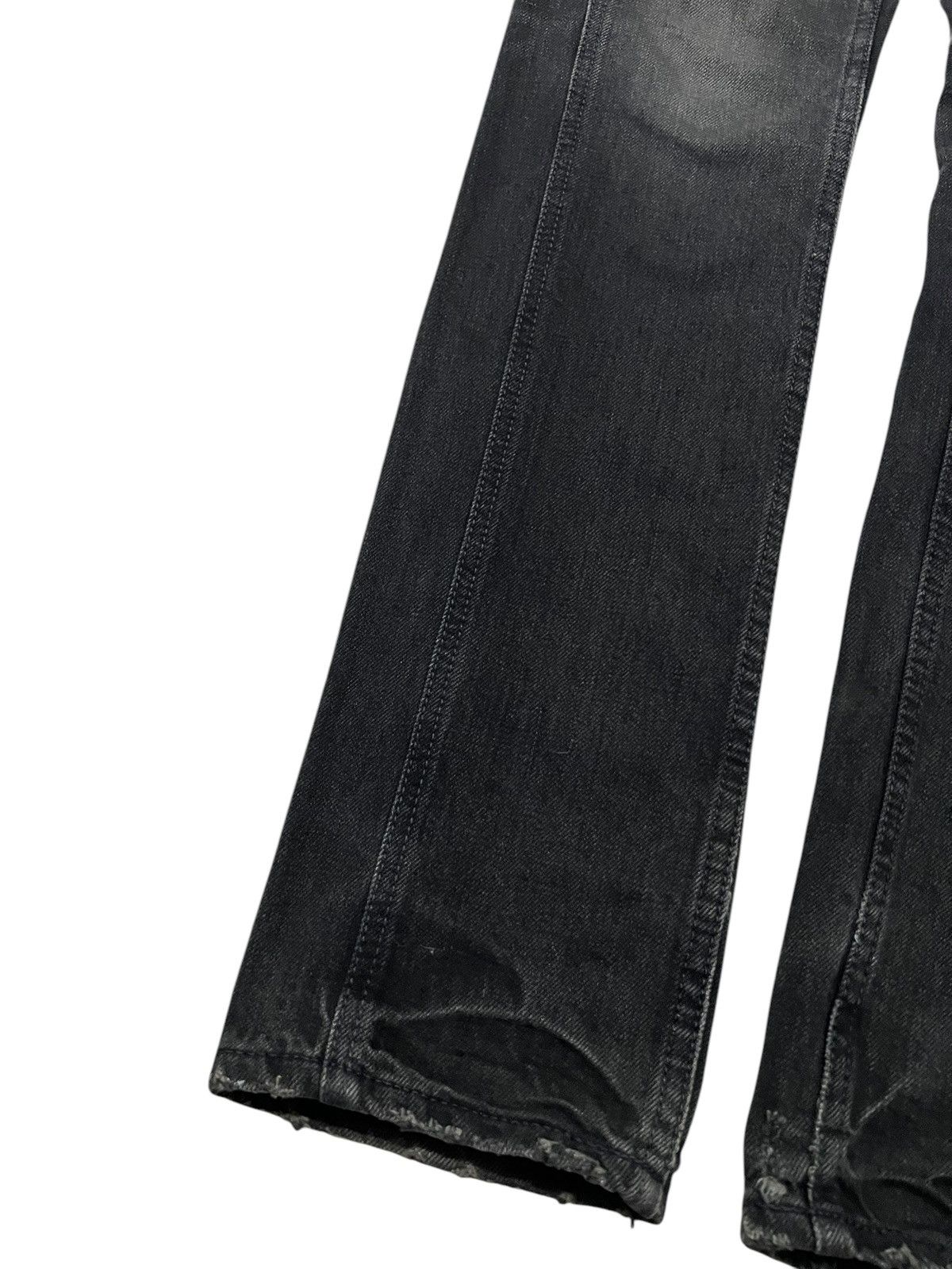 If Six Was Nine × Lee 🌈80s Lee Riders Beams Distress Ripped Zipper Jean Size US 30 / EU 46 - 4 Thumbnail