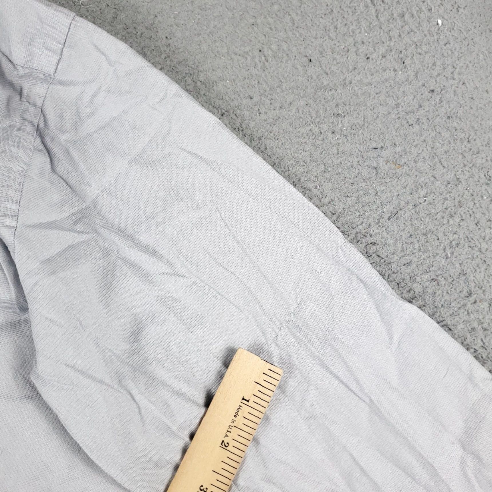 Tommy Hilfiger Tommy Hilfiger Gray Dress Shirt Mens 15 Long Sleeve Button Up Regular Fit Classic Size 40R - 7 Thumbnail
