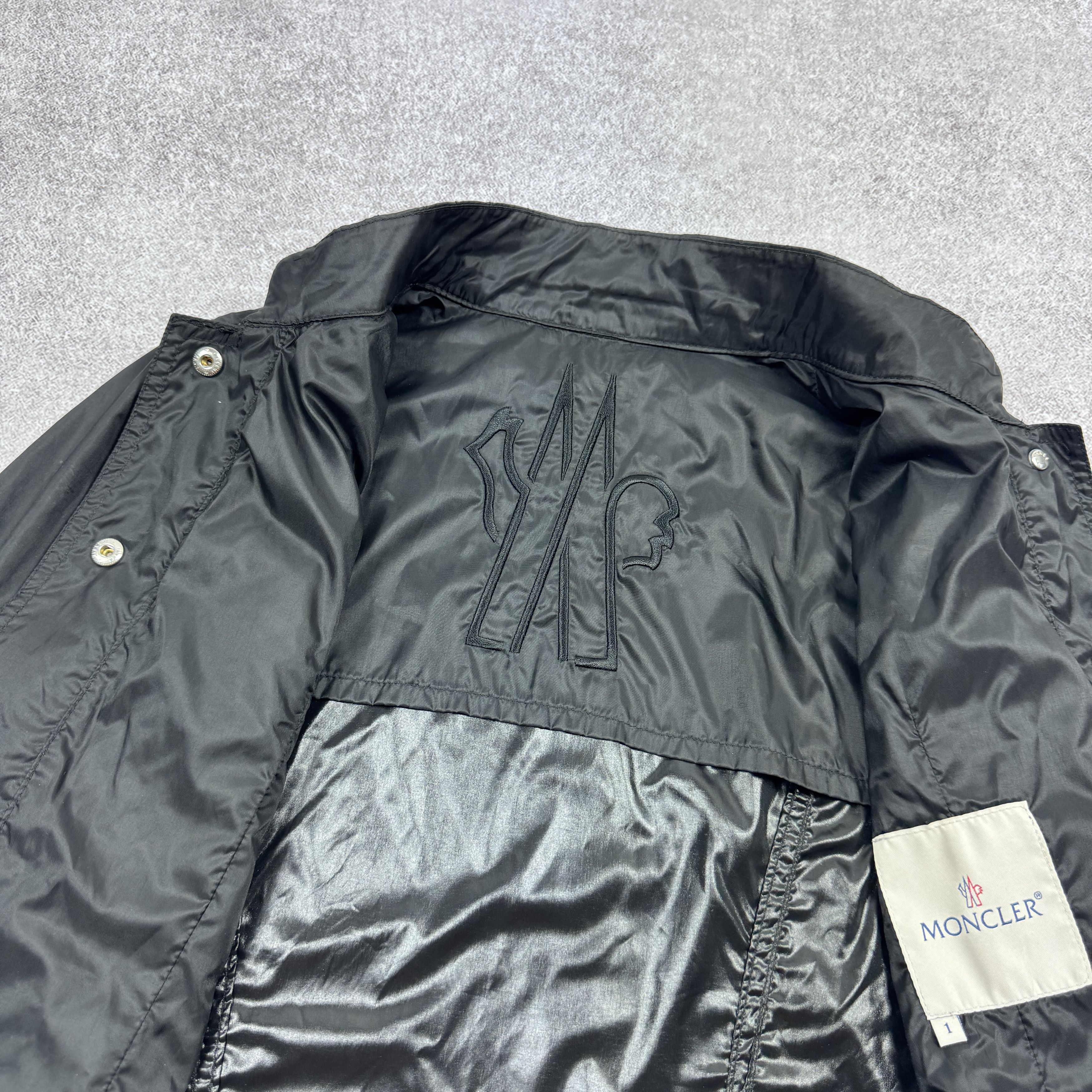Moncler Women`s Moncler Z5E0084 Black Light Nylon Jacket Size 1 / S Size S / US 4 / IT 40 - 11 Thumbnail