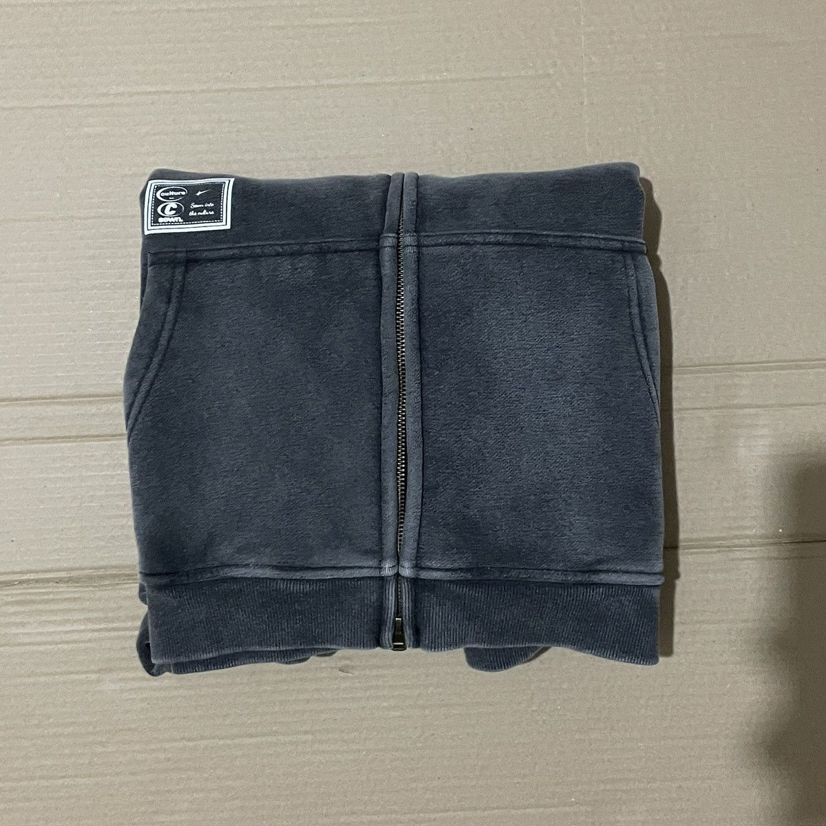 Other Culture Sewn Snow Washed Boxy Zip Hoodie Vintage Streetwear Size US L / EU 52-54 / 3 - 8 Thumbnail