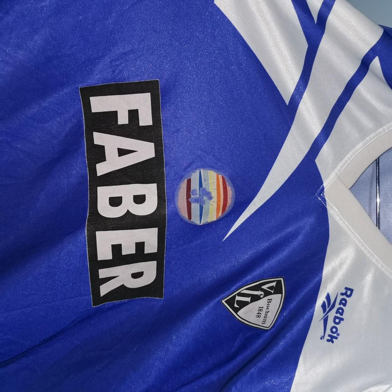 Reebok Vfl Bochum Germany 1994 1995 1996 Home Shirt Jersey Size US L / EU 52-54 / 3 - 2 Thumbnail