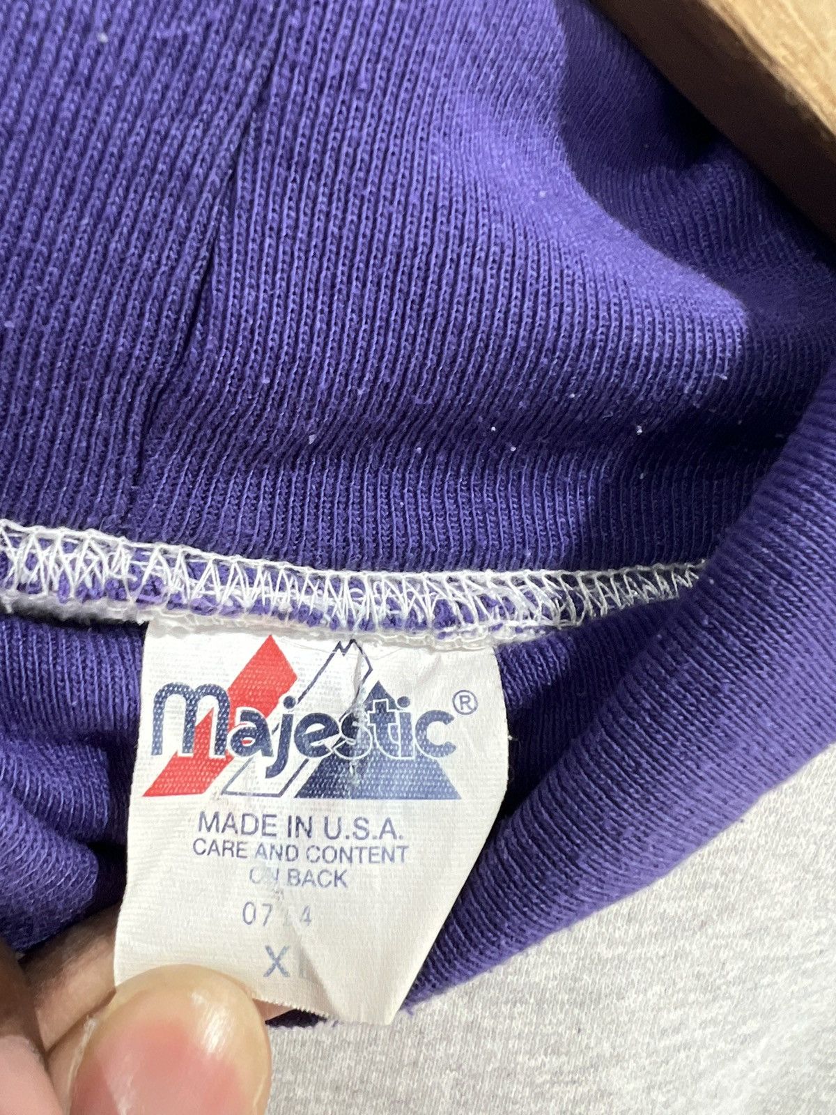 Vintage Vintage Minnesota Vikings Turtleneck sweater Size US XL / EU 56 / 4 - 3 Thumbnail