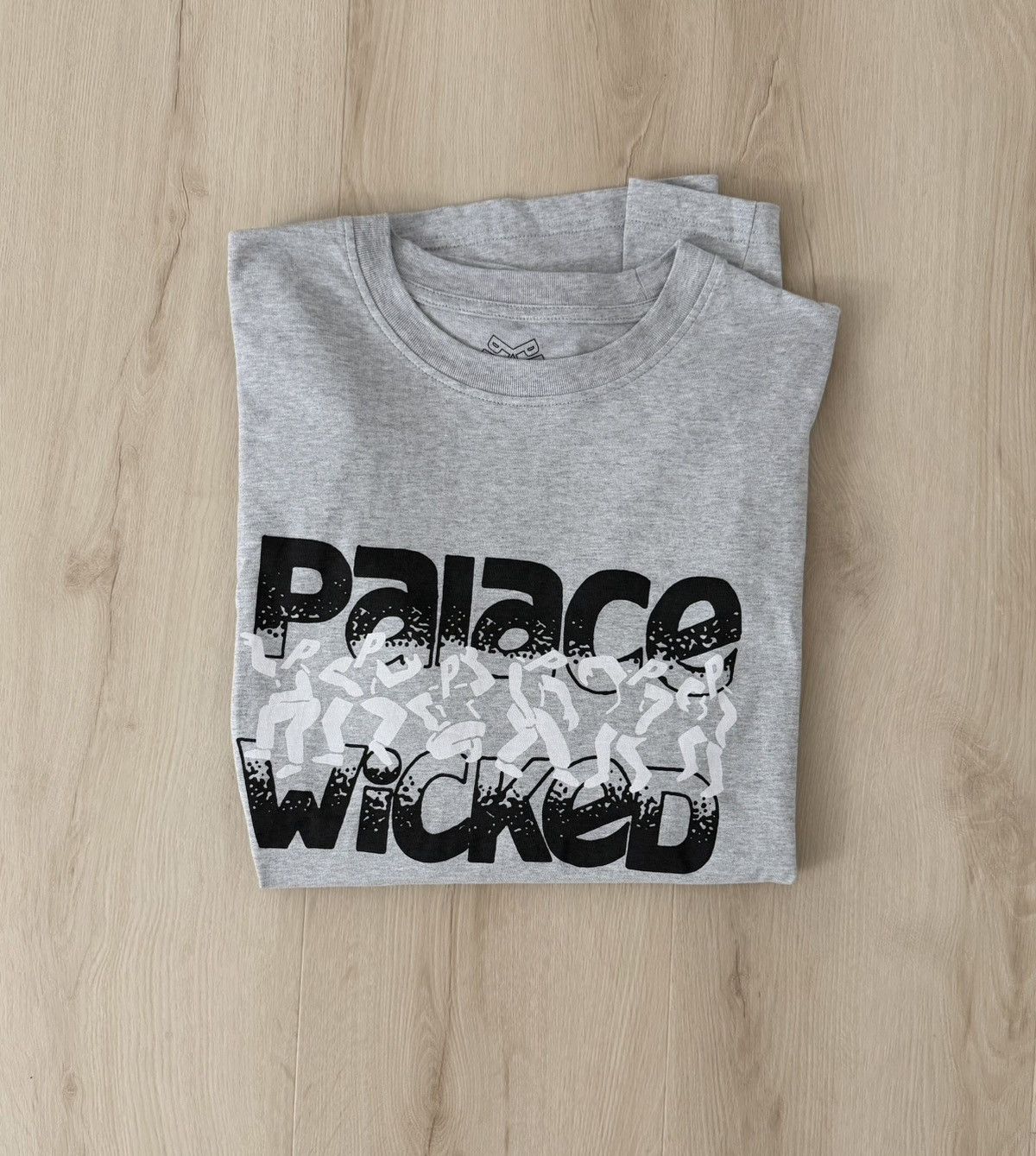 Palace Palace FW21 Wicked Tee Grey Marl Size US XL / EU 56 / 4 - 11 Thumbnail