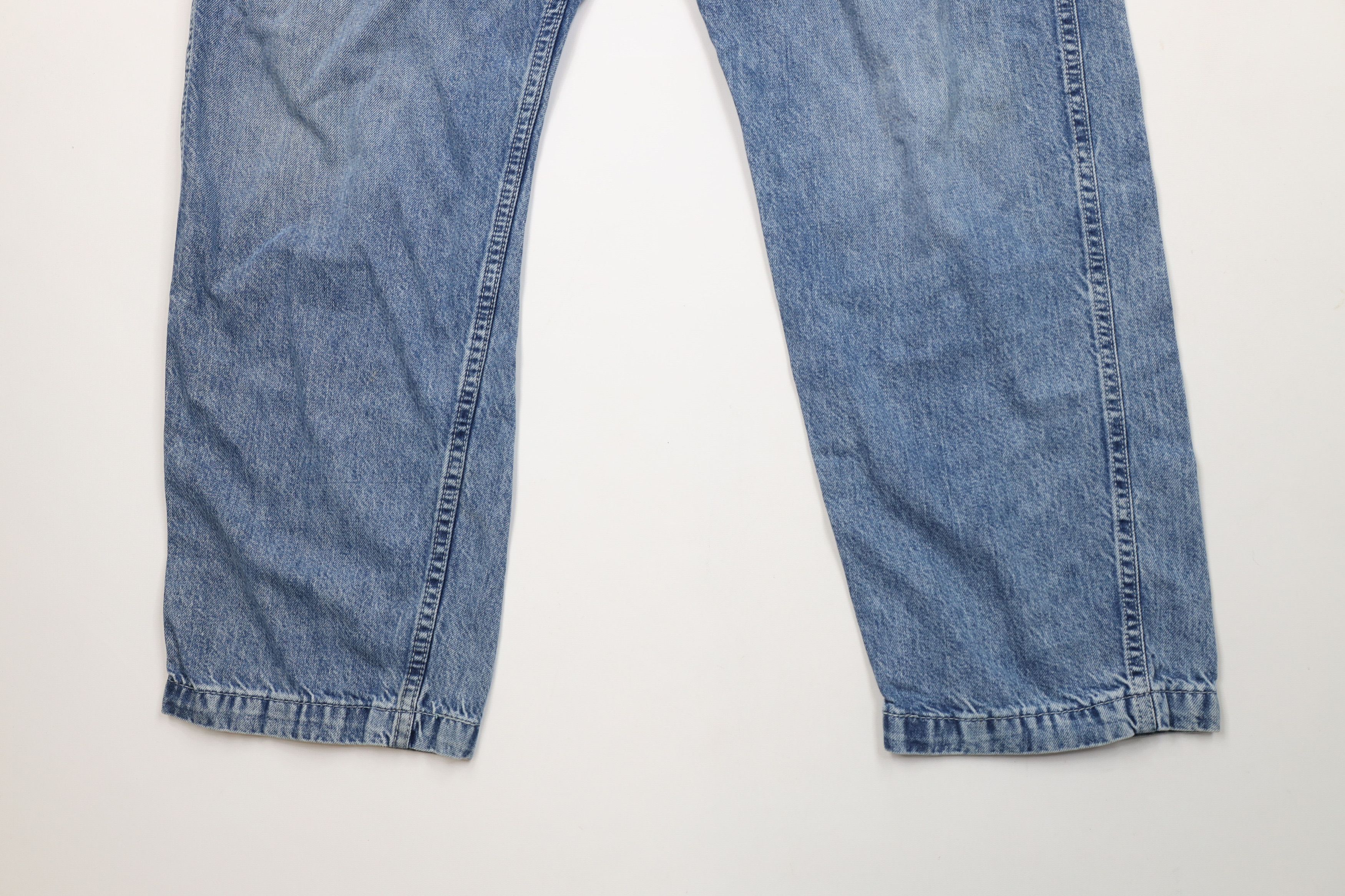 Levi's × Vintage Vintage Y2K Levis Baggy Wide Leg Dungaree Denim Jeans Blue Size US 38 / EU 54 - 4 Thumbnail