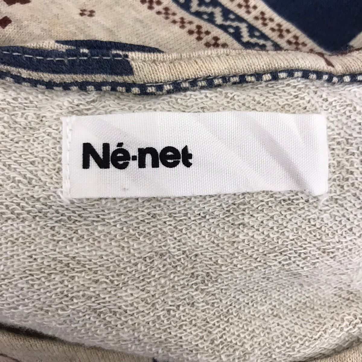 Issey Miyake NE-NET ISSEY MIYAKE Christmas Overprint Cardigan Sweatshirt Size US XXL / EU 58 / 5 - 3 Thumbnail
