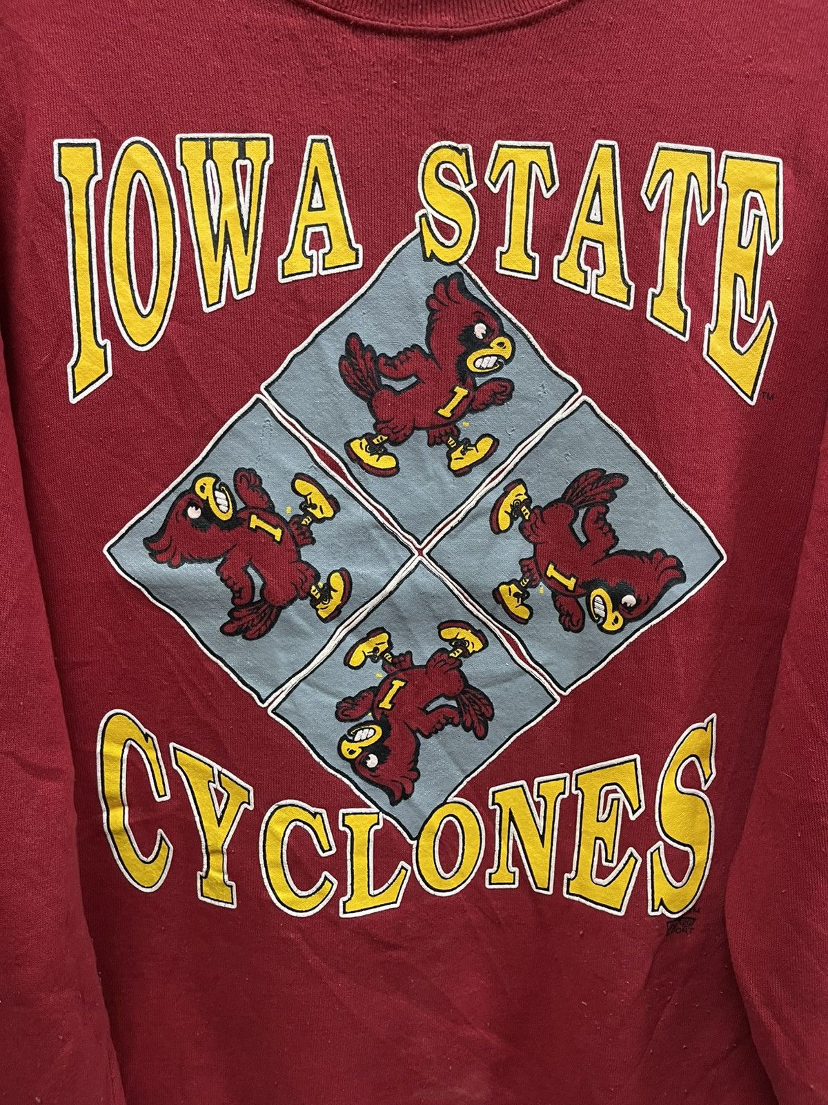 Vintage Vintage 90s Red Iowa State Cyclones Very Rare🔥🔥🔥 Size US L / EU 52-54 / 3 - 2 Thumbnail