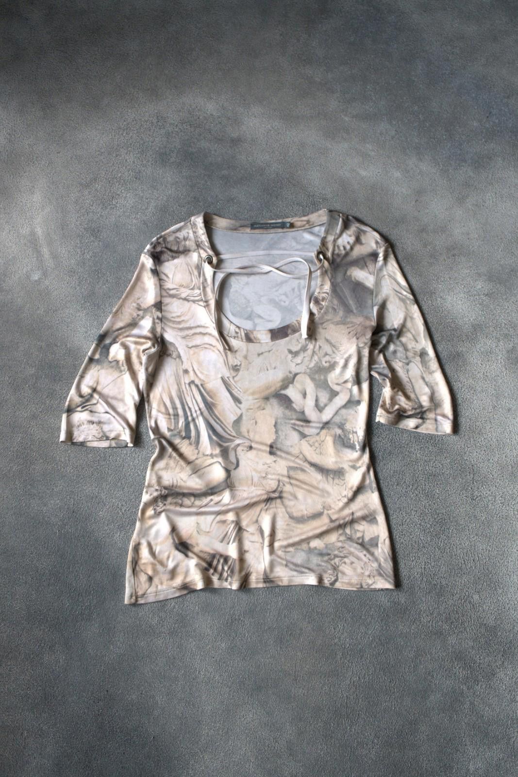 Alexander McQueen 2005 Alexander McQueen Blouse Half Sleeve Size M / US 6-8 / IT 42-44 - 2 Thumbnail