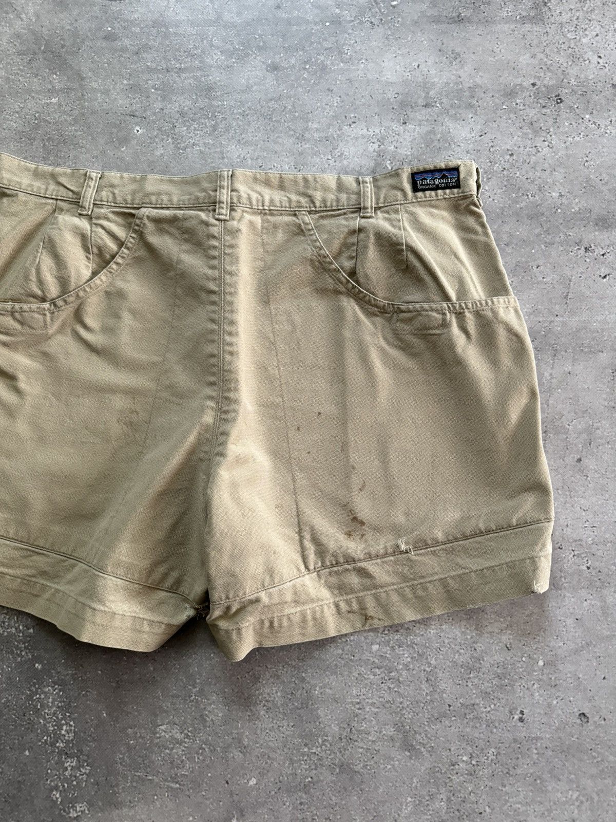 Patagonia × Vintage Vintage 00s Patagonia Organic Cotton Faded Hiking Shorts Size US 38 / EU 54 - 4 Thumbnail