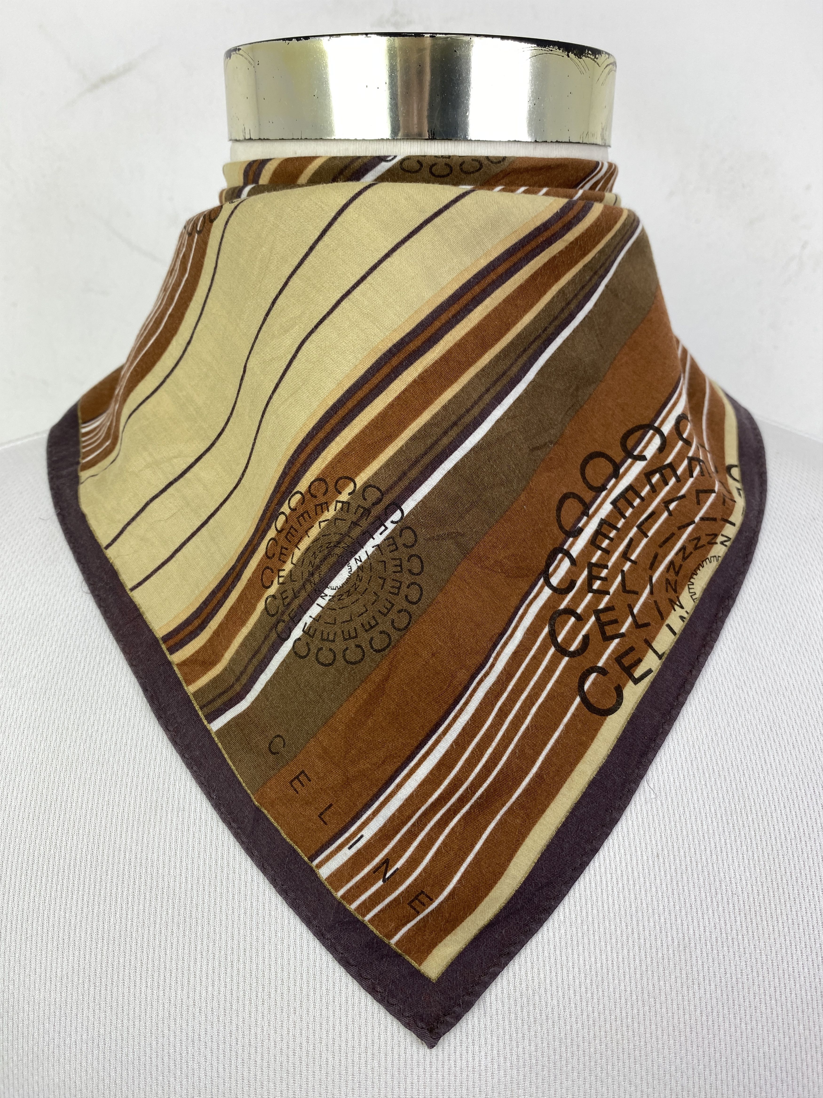 Celine Celine Handkerchief / neckerchief / Bandana HKC0954 Size ONE SIZE - 1 Thumbnail