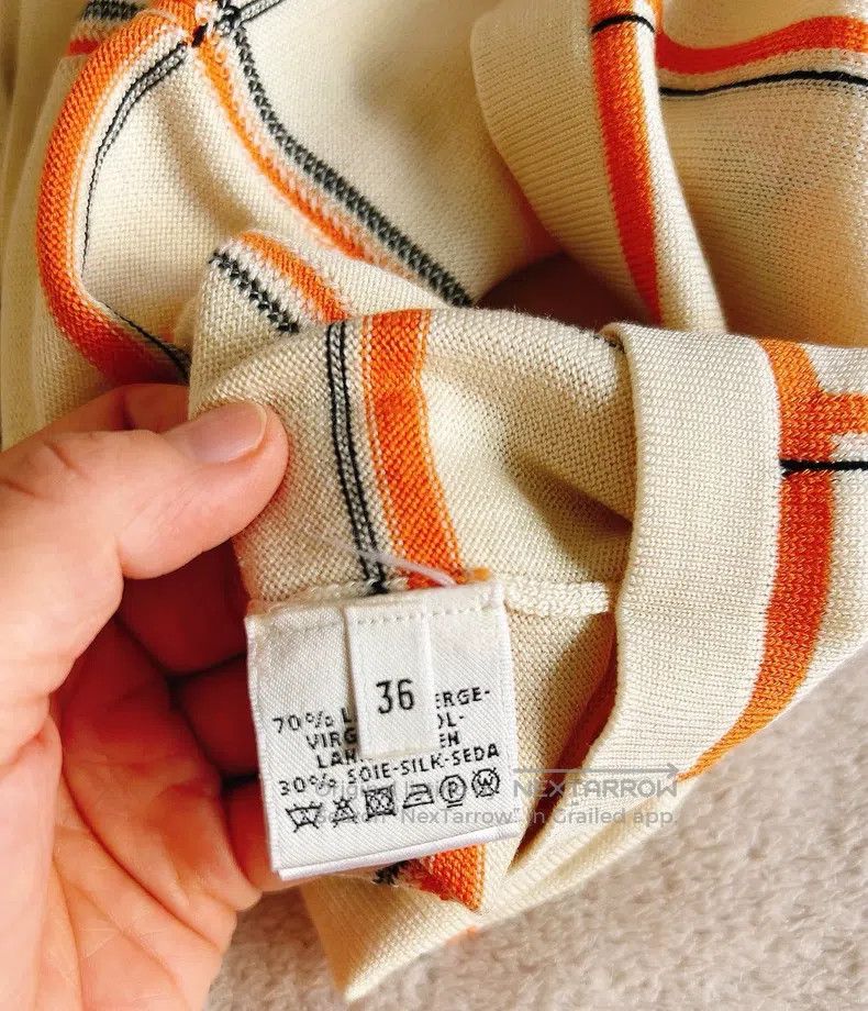 Hermes Hermes Wool and Mulberry Silk Top Size XS / US 0-2 / IT 36-38 - 4 Thumbnail