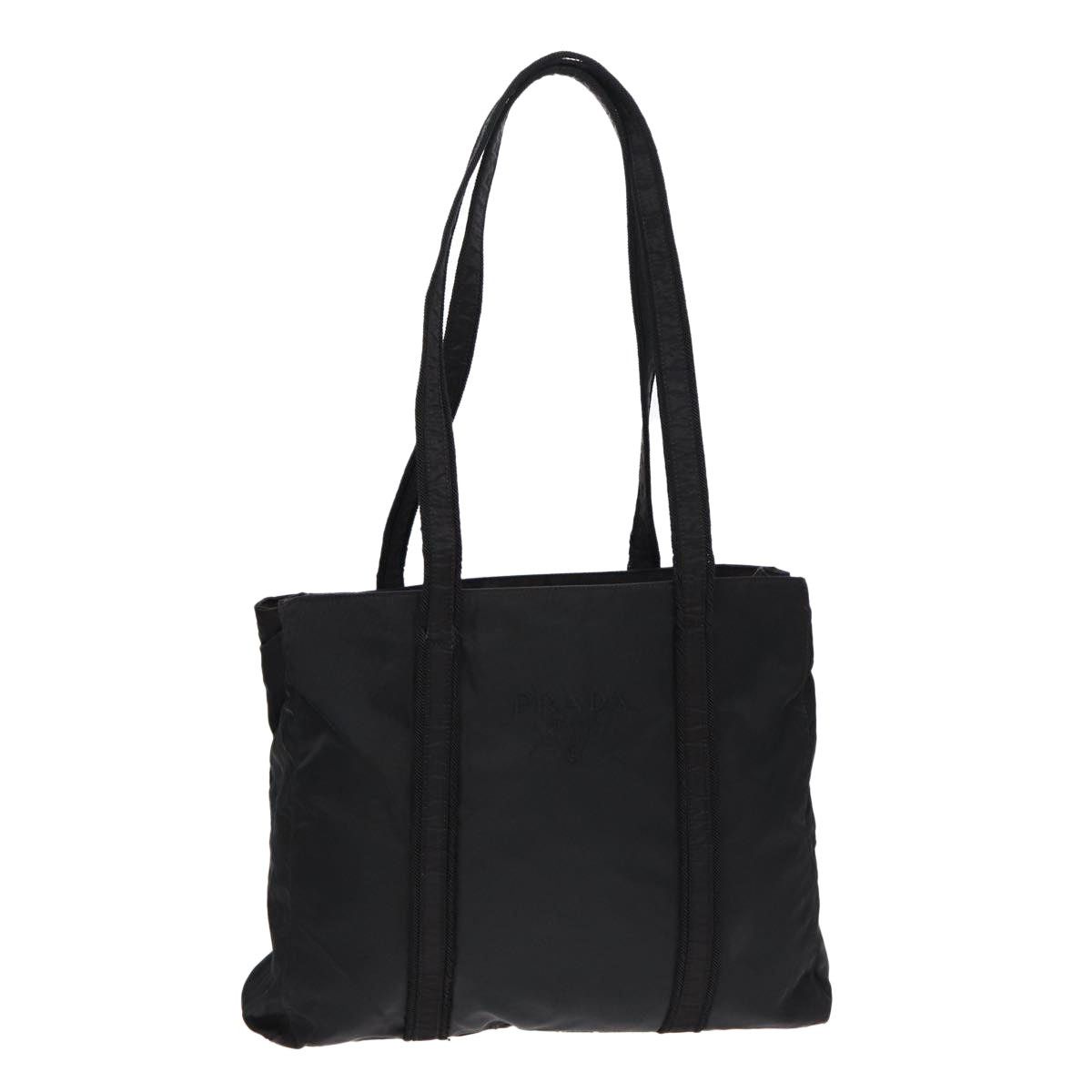 Prada PRADA Tote Bag Nylon Silver Black Size ONE SIZE - 1 Thumbnail