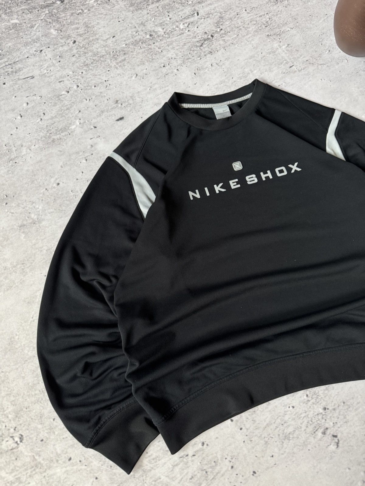 Nike × Vintage NIKE SHOX VINTAGE y2k OVERSIZE BAGGY SWEATSHIRT CENTER LOGO Size US XL / EU 56 / 4 - 2 Thumbnail