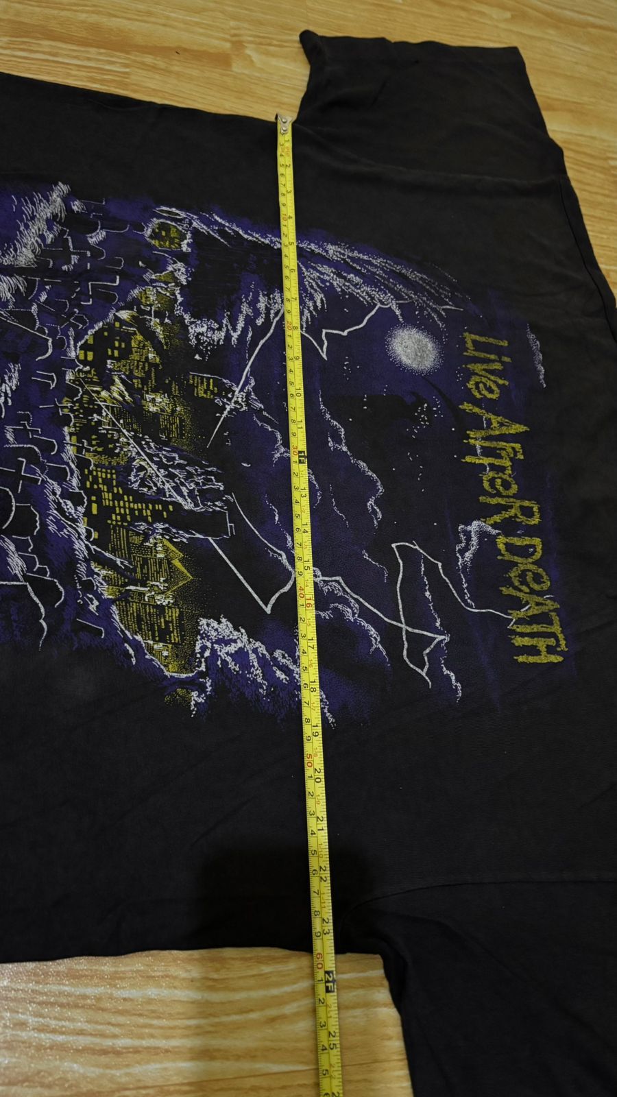Iron Maiden vtg 80s iron maiden Life after death,Metallica,Ozzy Osbourne Size US XL / EU 56 / 4 - 9 Thumbnail