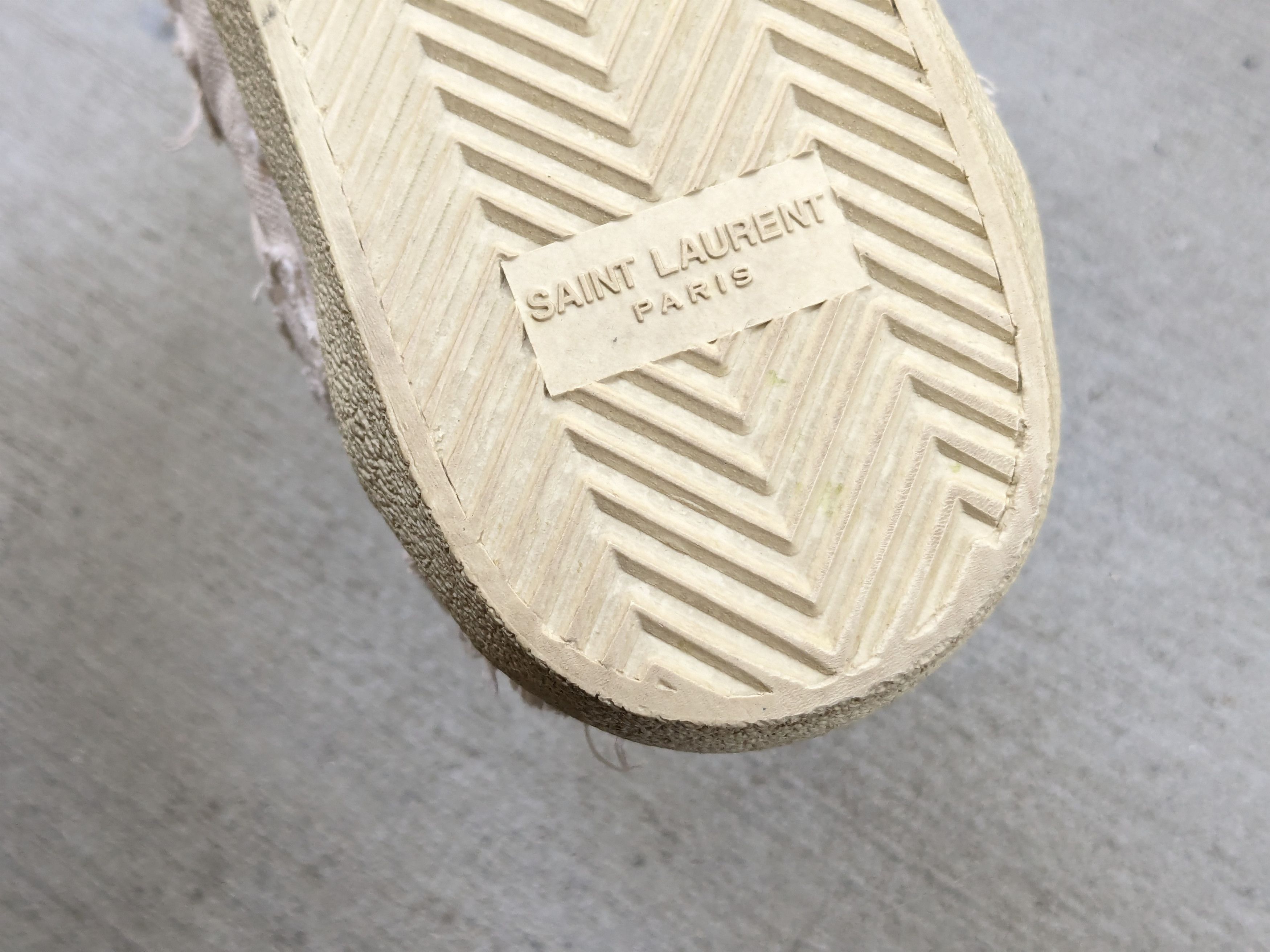 Saint Laurent Paris Saint Laurent SL06 7 40 White Canvas Stars SLP Low Tops Size US 7 / EU 40 - 21 Thumbnail