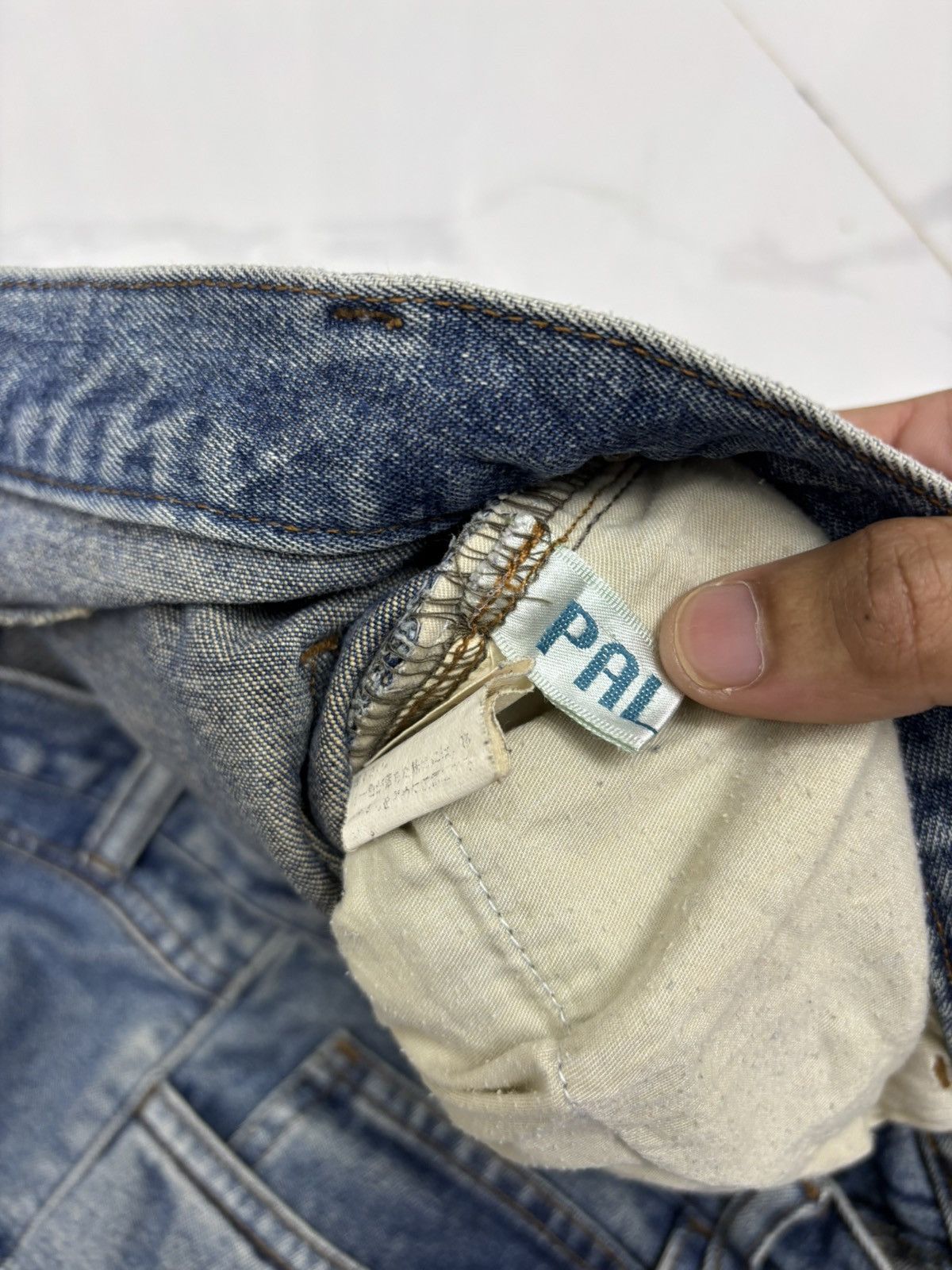 If Six Was Nine Tornado Mart Recontructed Style Flare Bootcut Paleo2 Jeans Size 31" - 9 Thumbnail