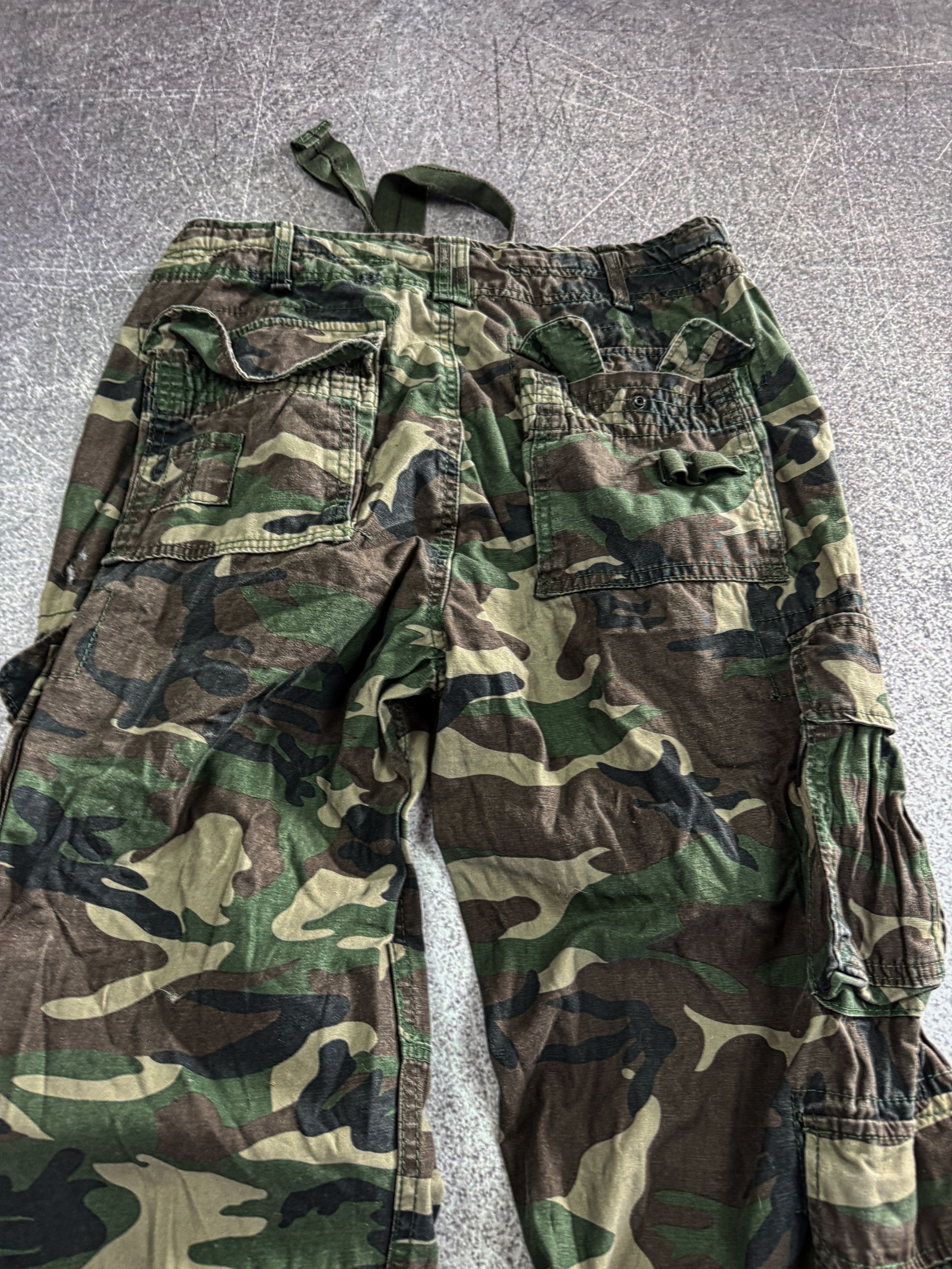 Hysteric Glamour Crazy Raf Simons Balenci Style Camo Bondage Cargo Pants y2k Size US 32 / EU 48 - 8 Thumbnail