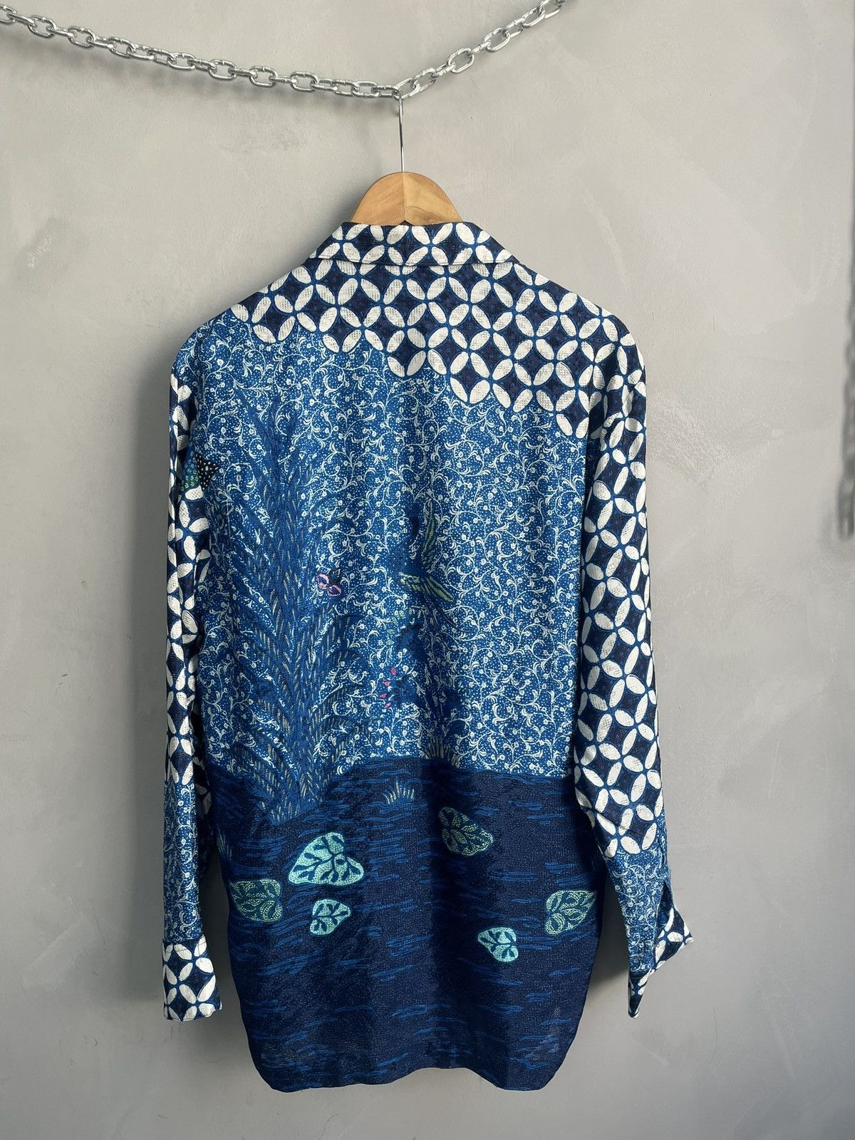 Japanese Brand Rare overprint Japanese shirt button up Kapital style Size US L / EU 52-54 / 3 - 10 Thumbnail