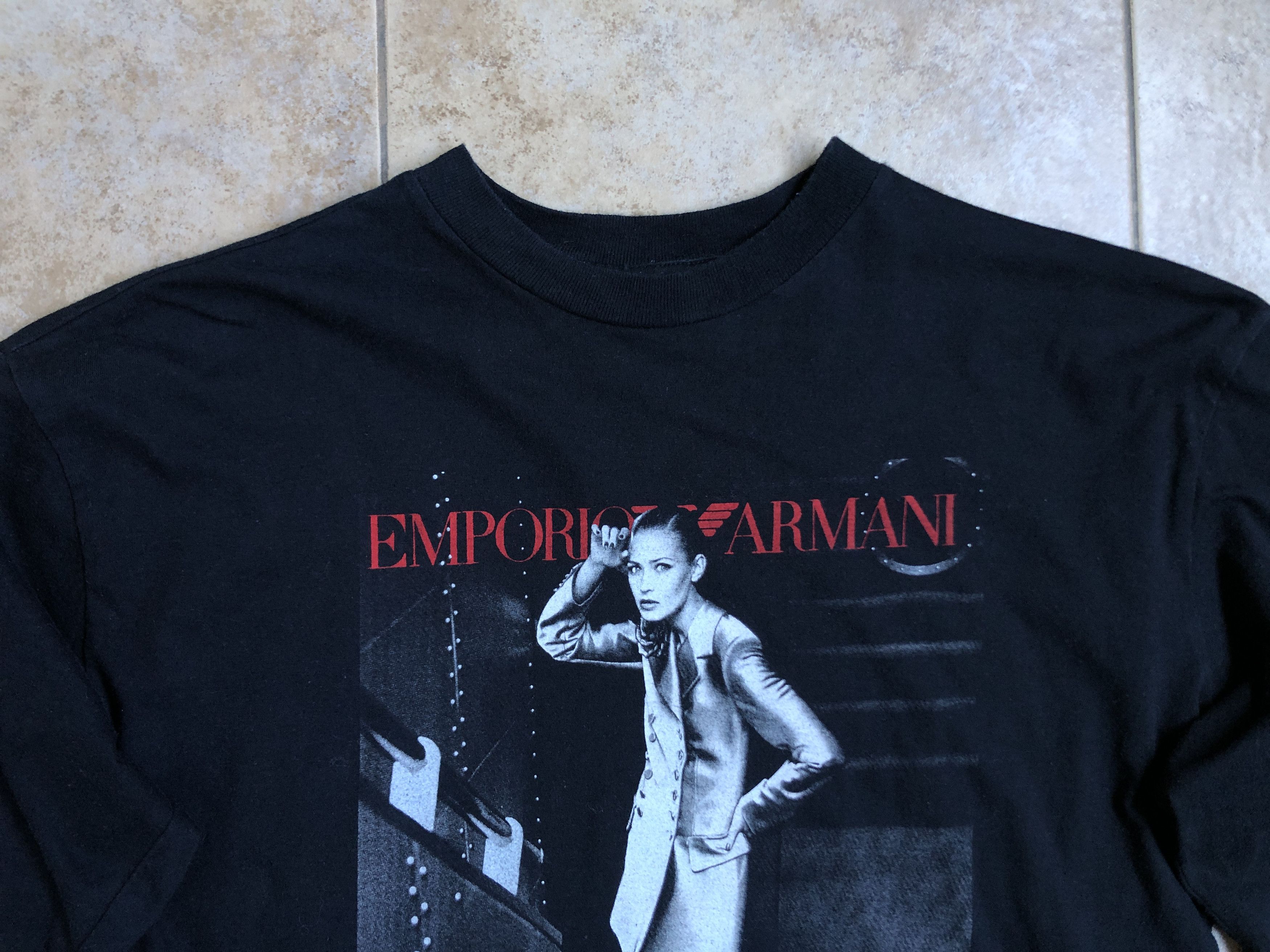 Emporio Armani Emporio Armani Vintage Long Sleeve Tee Magdalena Wrobel Size US M / EU 48-50 / 2 - 5 Thumbnail