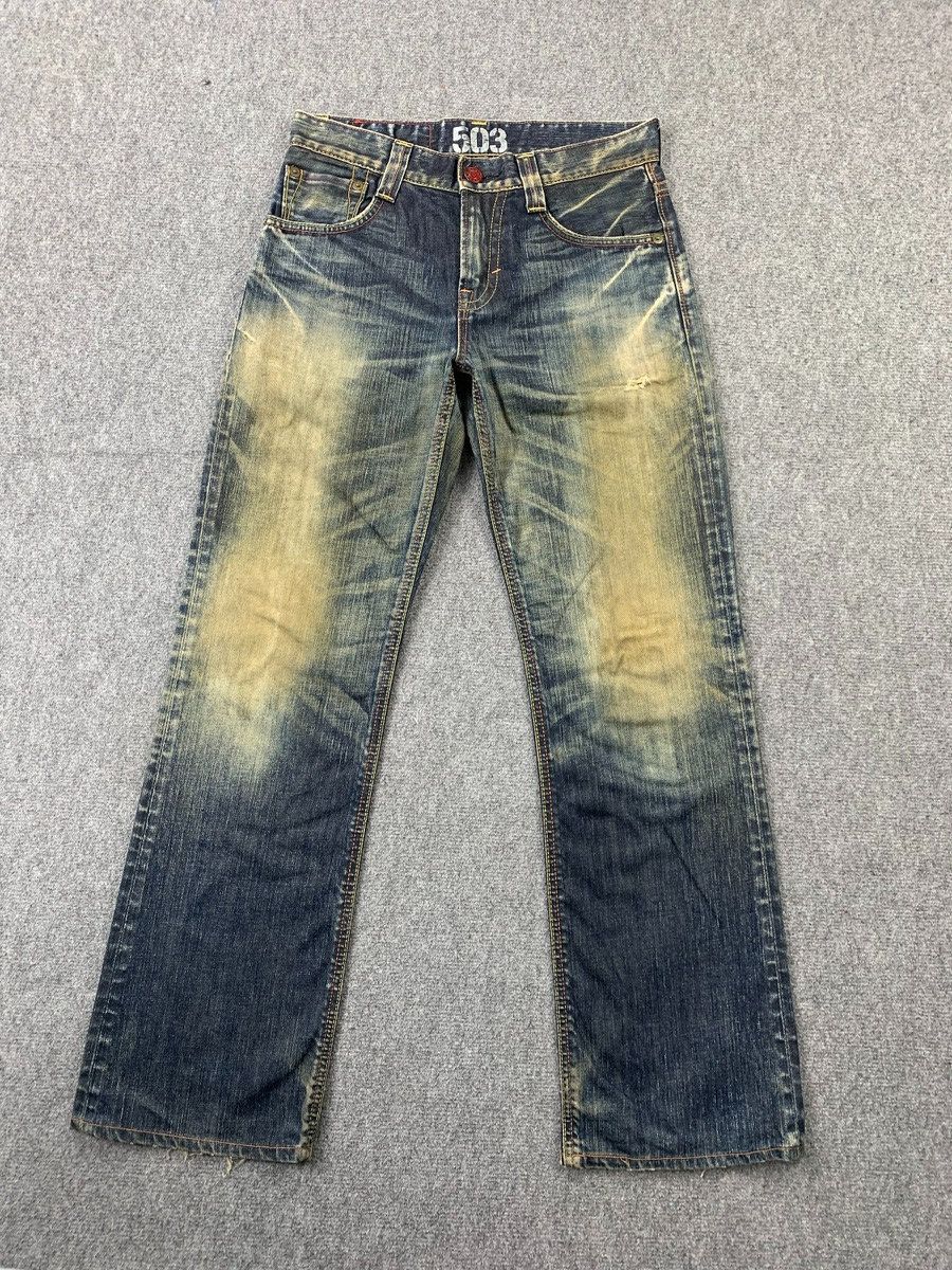 image of Edwin 503 Blue Trip Faded Blue Jeans in Blue Denim, Men's (Size 31)