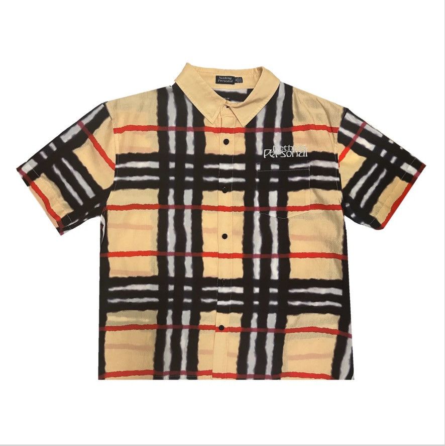 Other Nothing Personal Blurrberry button up tee Size US S / EU 44-46 / 1 - 1 Thumbnail