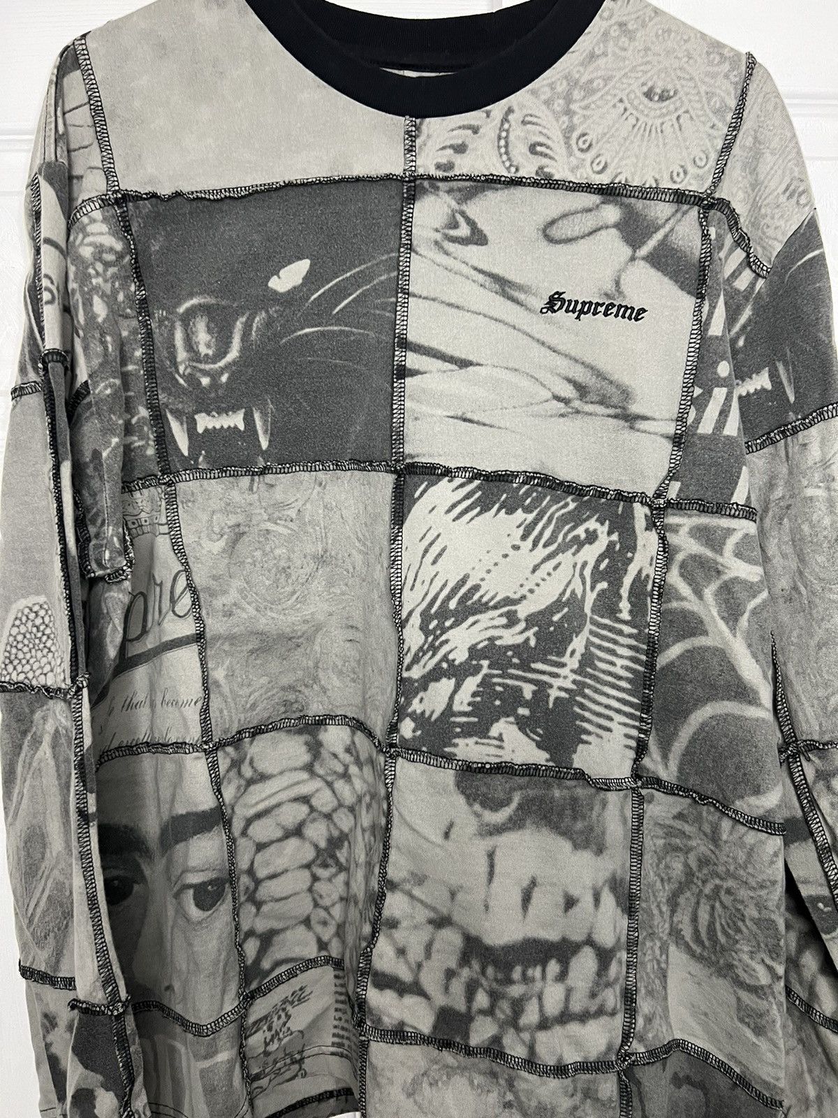 Supreme Supreme Mosaic Patchwork Long Sleeve Size US L / EU 52-54 / 3 - 3 Thumbnail