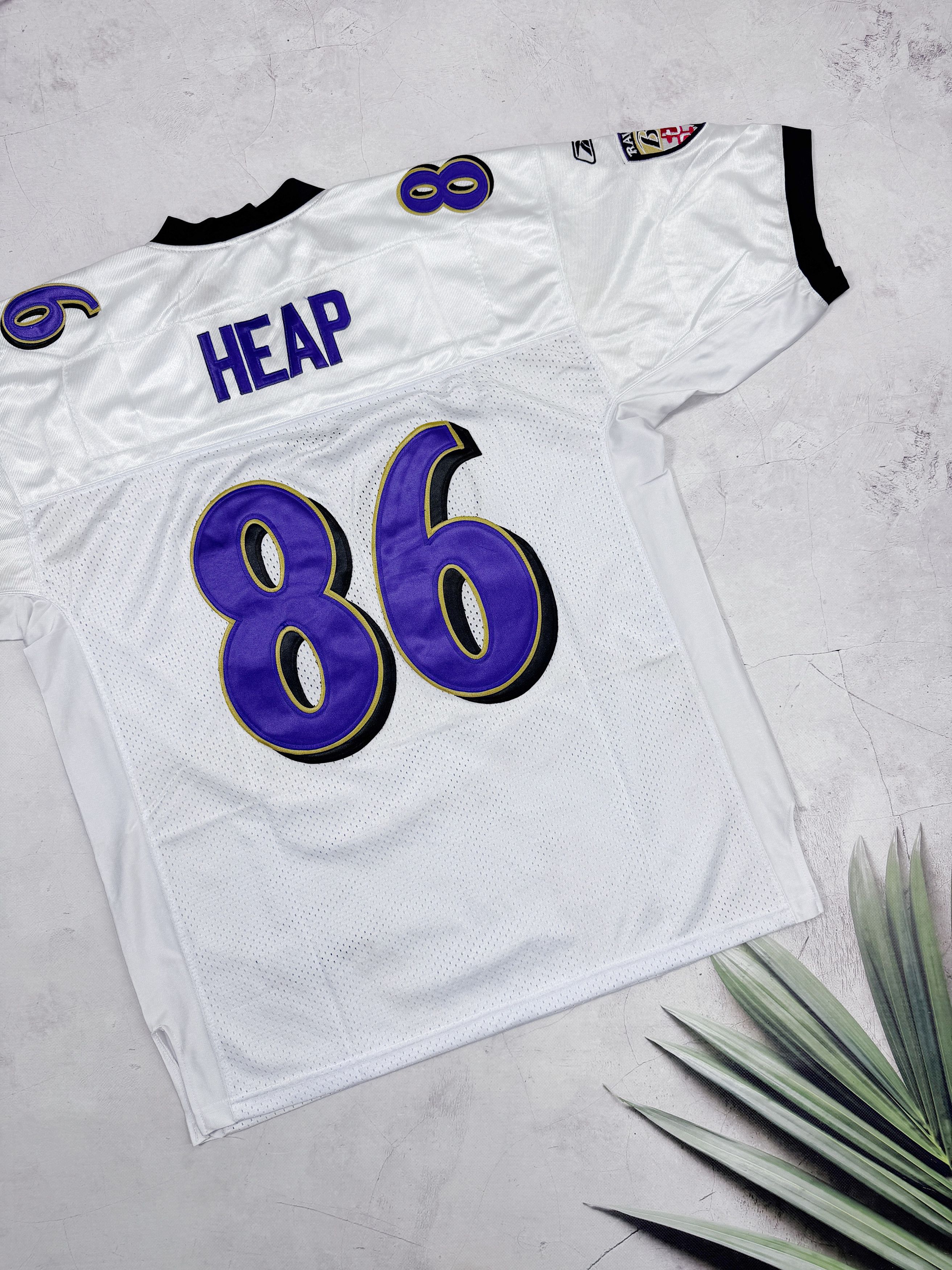 NFL 2003 - 2005 Baltimore Ravens NFL Jersey #86 HEAP by Reebok Size US L / EU 52-54 / 3 - 13 Thumbnail