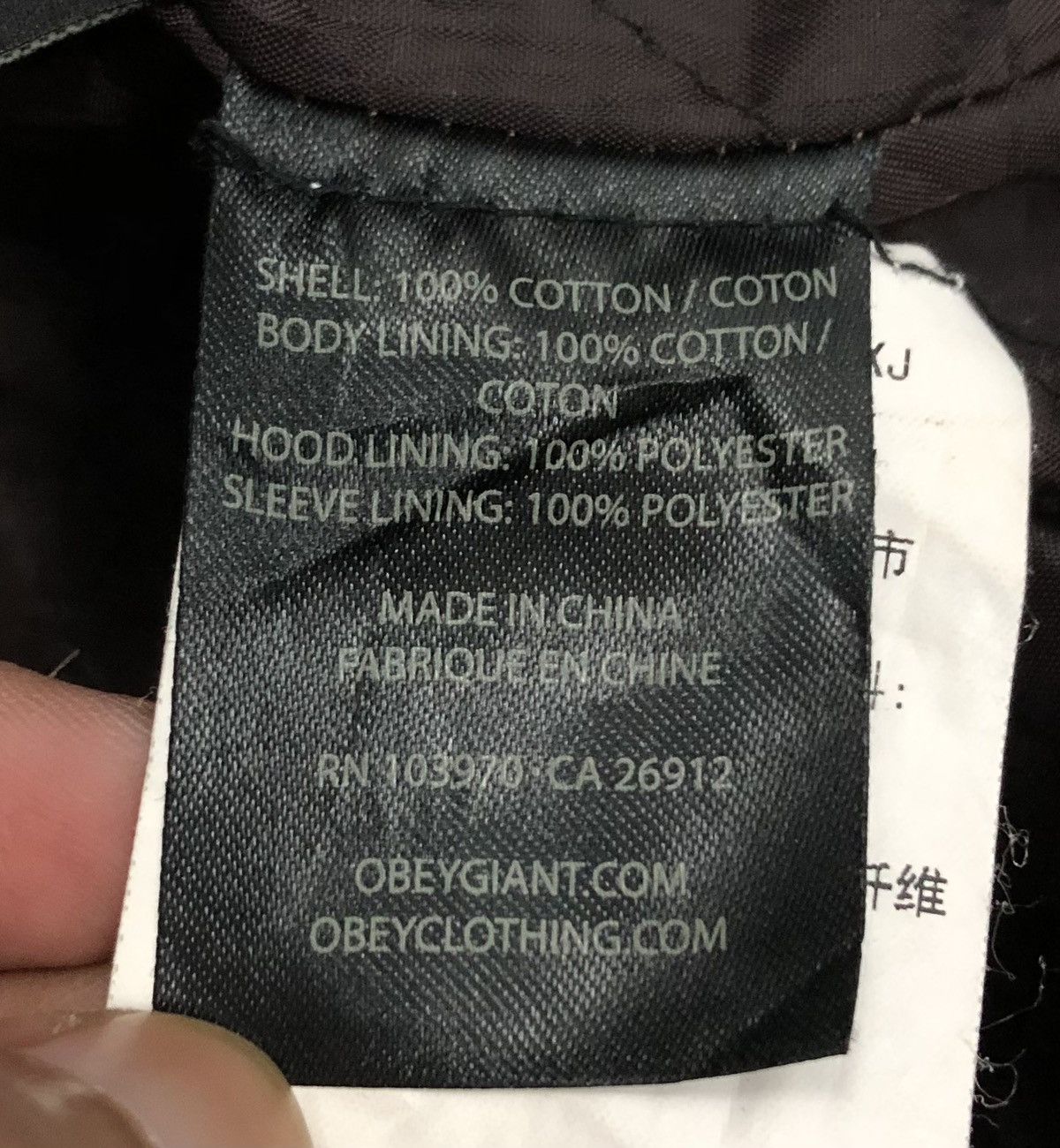 Obey Vintage Obey Jacket With Hood Size US M / EU 48-50 / 2 - 16 Thumbnail
