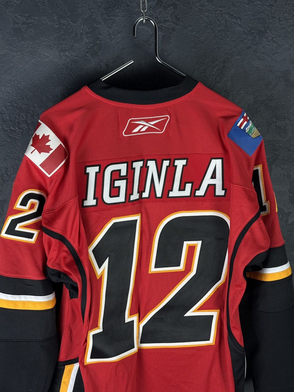 Reebok Vintage Rebook NHL Calgary Flames #12 Jarome Iginla Jersey Size US S / EU 44-46 / 1 - 10 Thumbnail