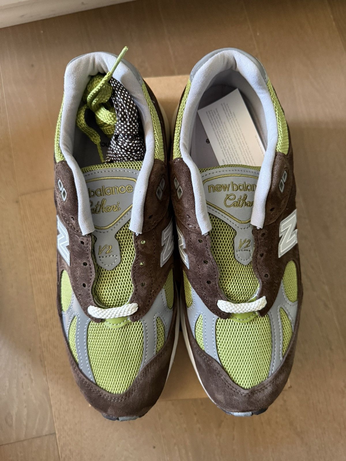 Kith × New Balance Cathari Kith New Balance 991v2 MiUK Reverse Matcha Size 8.5 Size US 8.5 / EU 41-42 - 6 Thumbnail