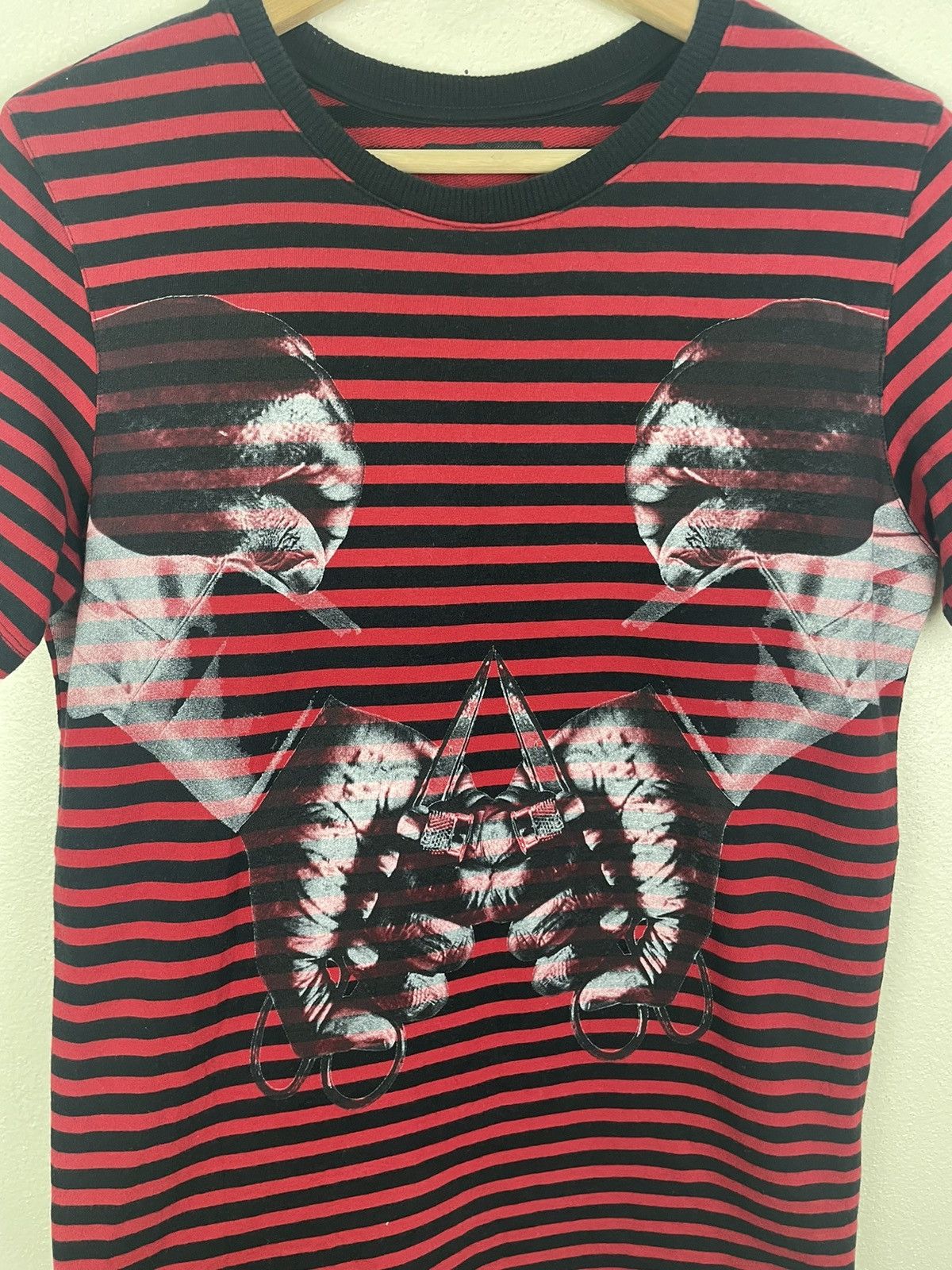 Art Comes First × Designer Avec Ces Freres x Art Comes First | Striped Punk Tee S Size US S / EU 44-46 / 1 - 6 Thumbnail