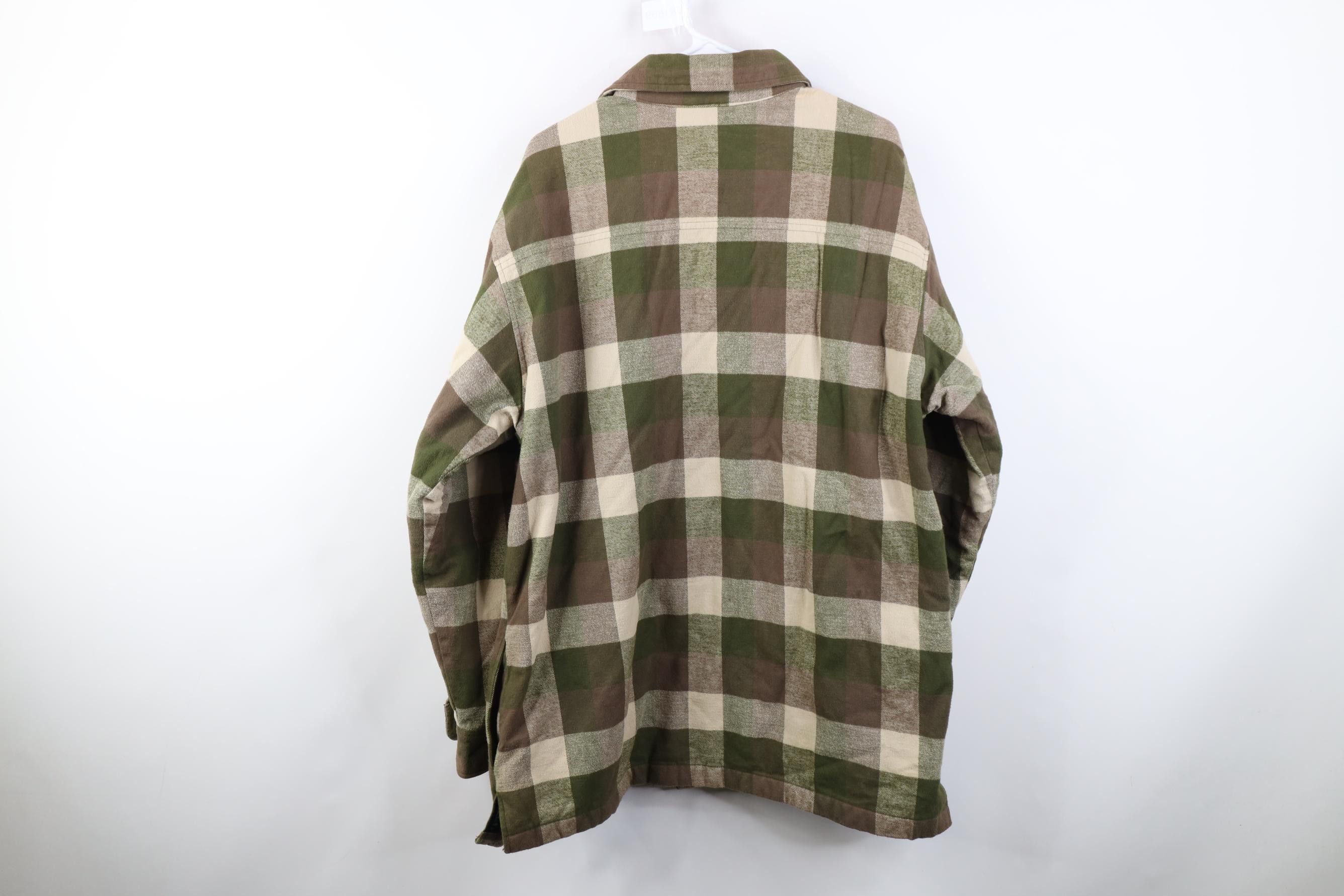 Vintage Vintage 90s Y2K Streetwear Flannel Shirt Jacket Jac Shirt Size US L / EU 52-54 / 3 - 11 Thumbnail