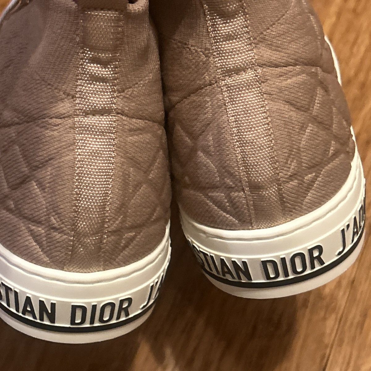 Dior Dior WALK'N'DIOR SNEAKER Nude Macrocannage Technical Mesh Size US 10 / IT 40 - 9 Thumbnail