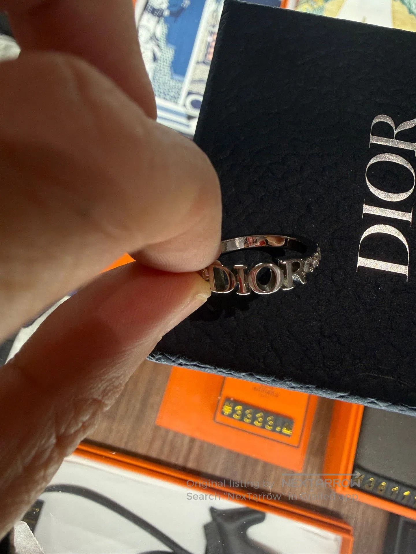 Dior Dior Women's Silver Ring M Size. Size ONE SIZE - 4 Thumbnail