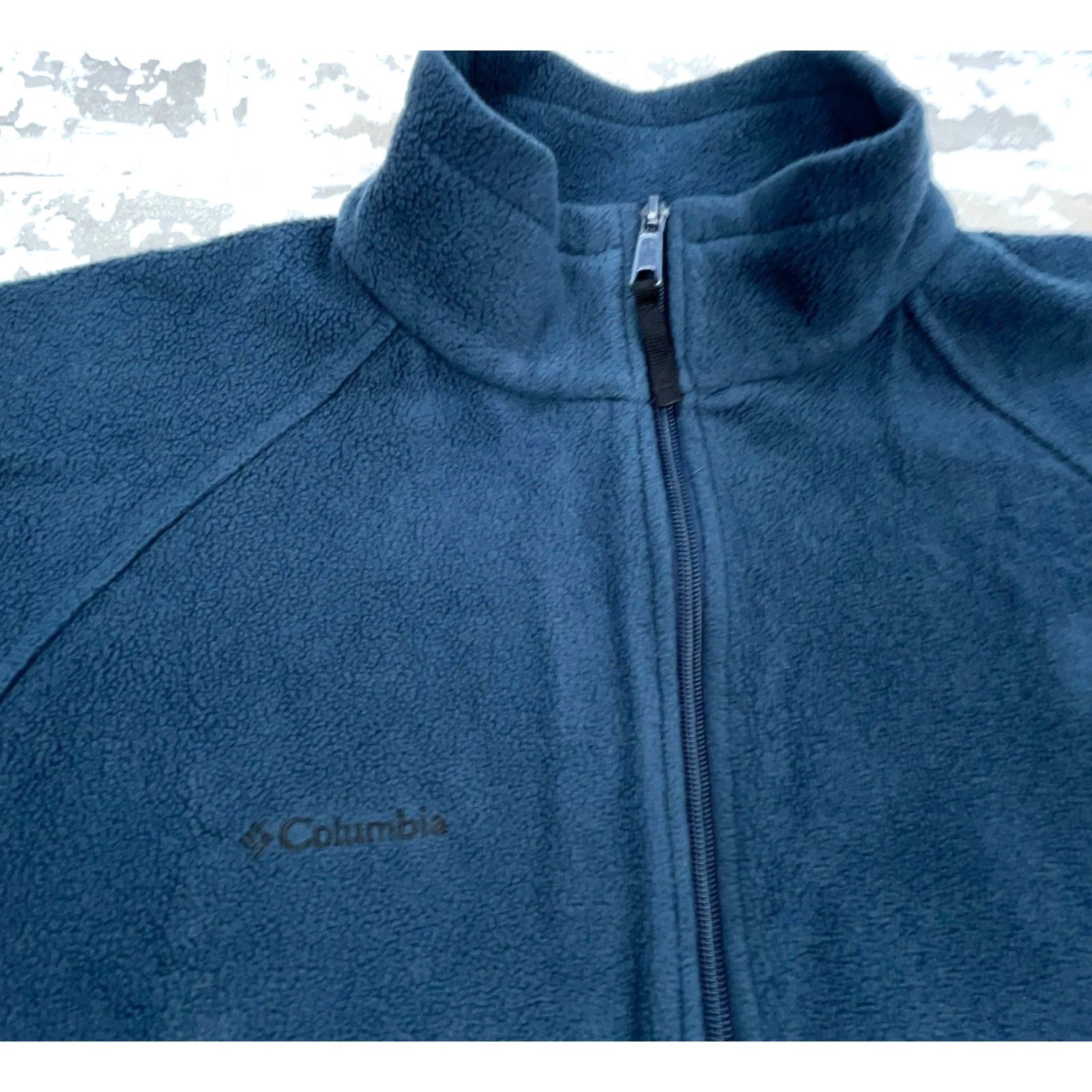Layer 8 Columbia Jacket Women Medium Blue Fleece Sweater Coat Layer Full Zip Ladies M6 Size M / US 6-8 / IT 42-44 - 4 Thumbnail