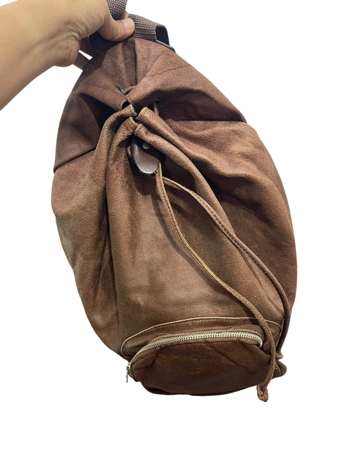 Boneville Archive 1984 Boneville Massimo Osti Leather Backpack Bag 7🟩 Size ONE SIZE - 7 Thumbnail