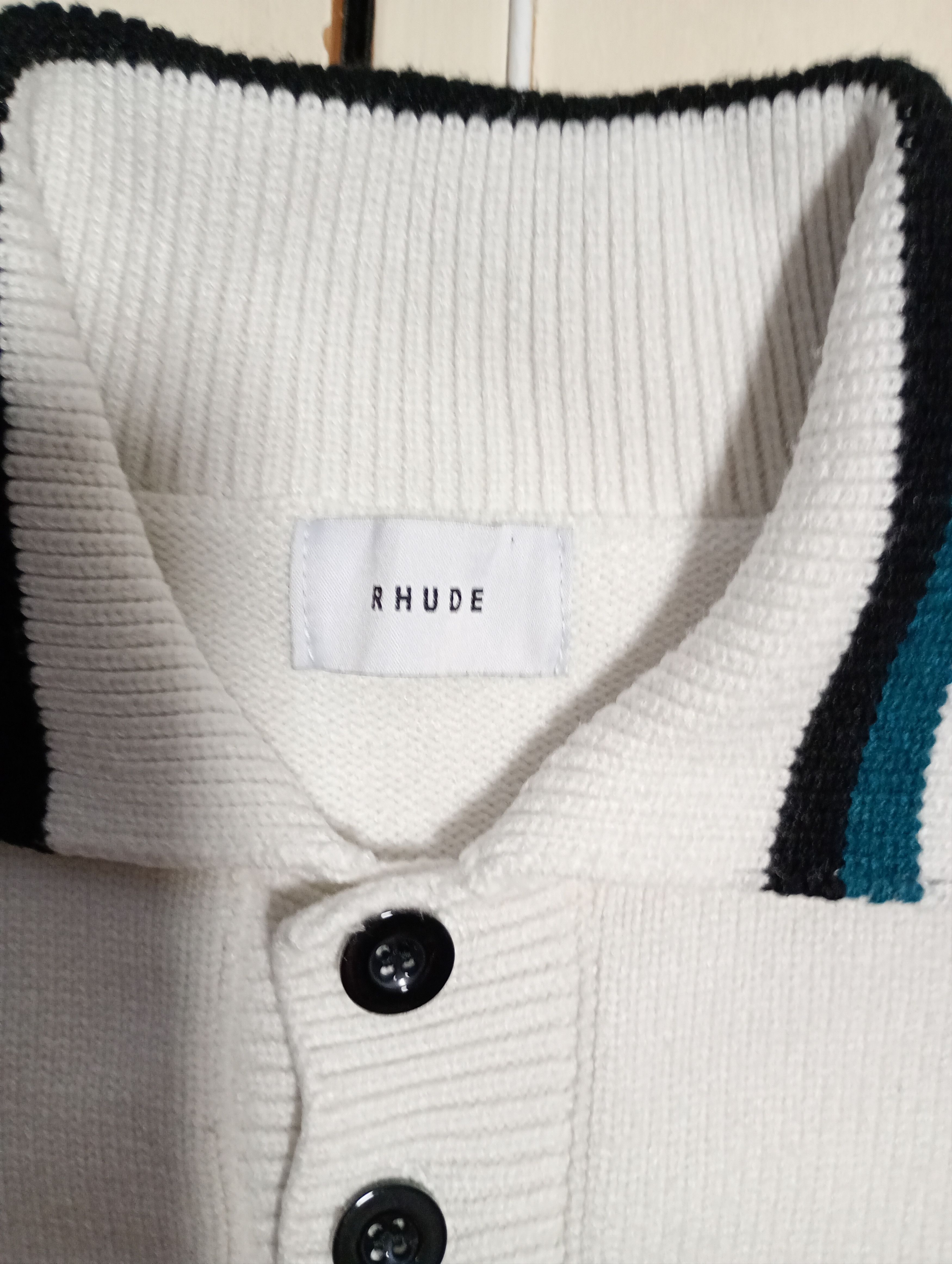 Rhude Rhude Knit Logo Rugby Sweater Size US M / EU 48-50 / 2 - 6 Thumbnail